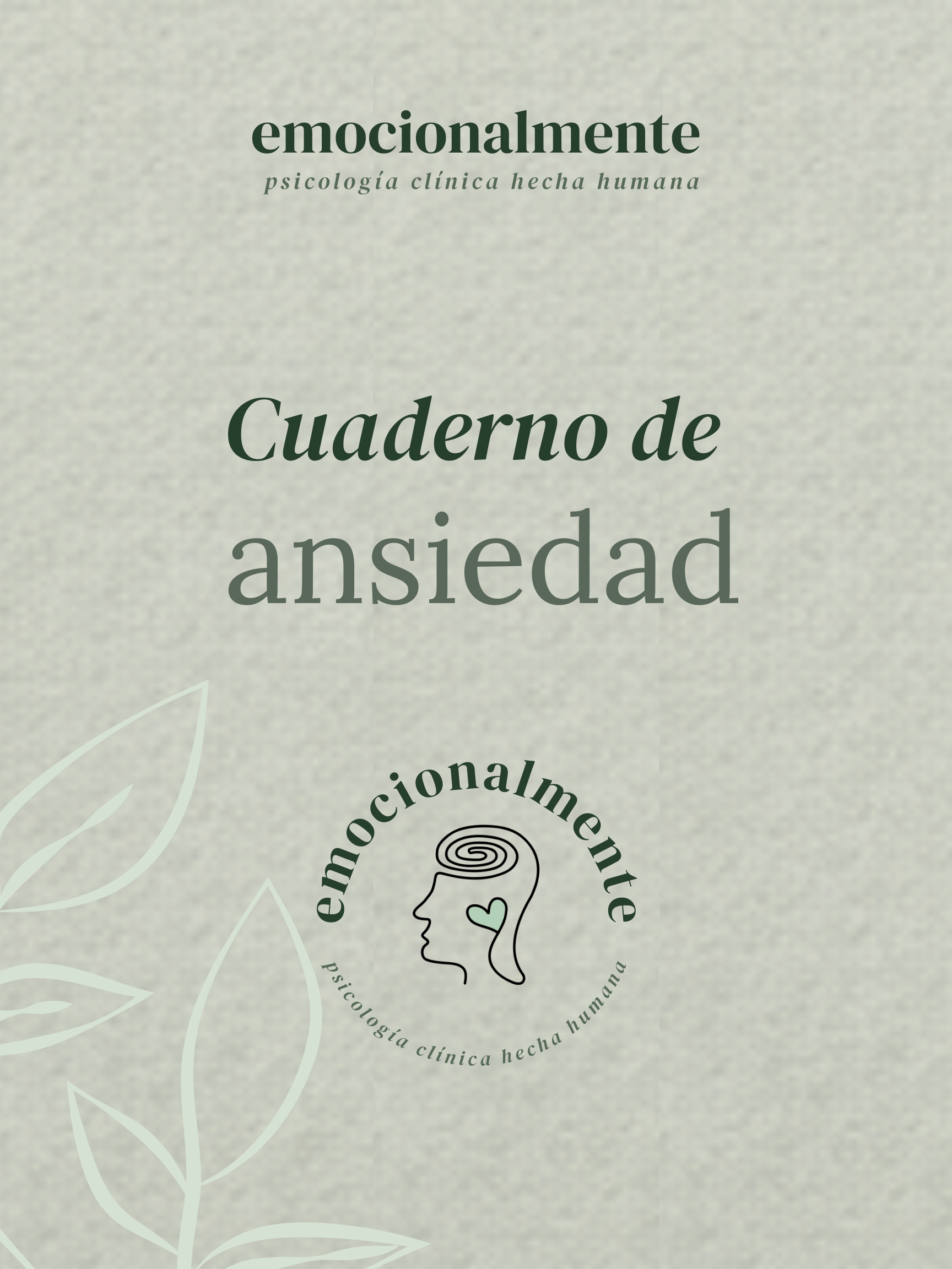 Cuaderno de Ansiedad