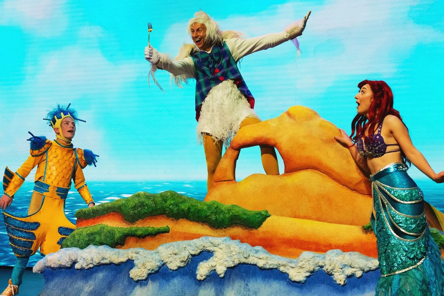 Ben Friesen's 'Scuttle' shows Kylee Brown's 'Ariel' and Eli Essay's 'Flounder' a dinglehopper!