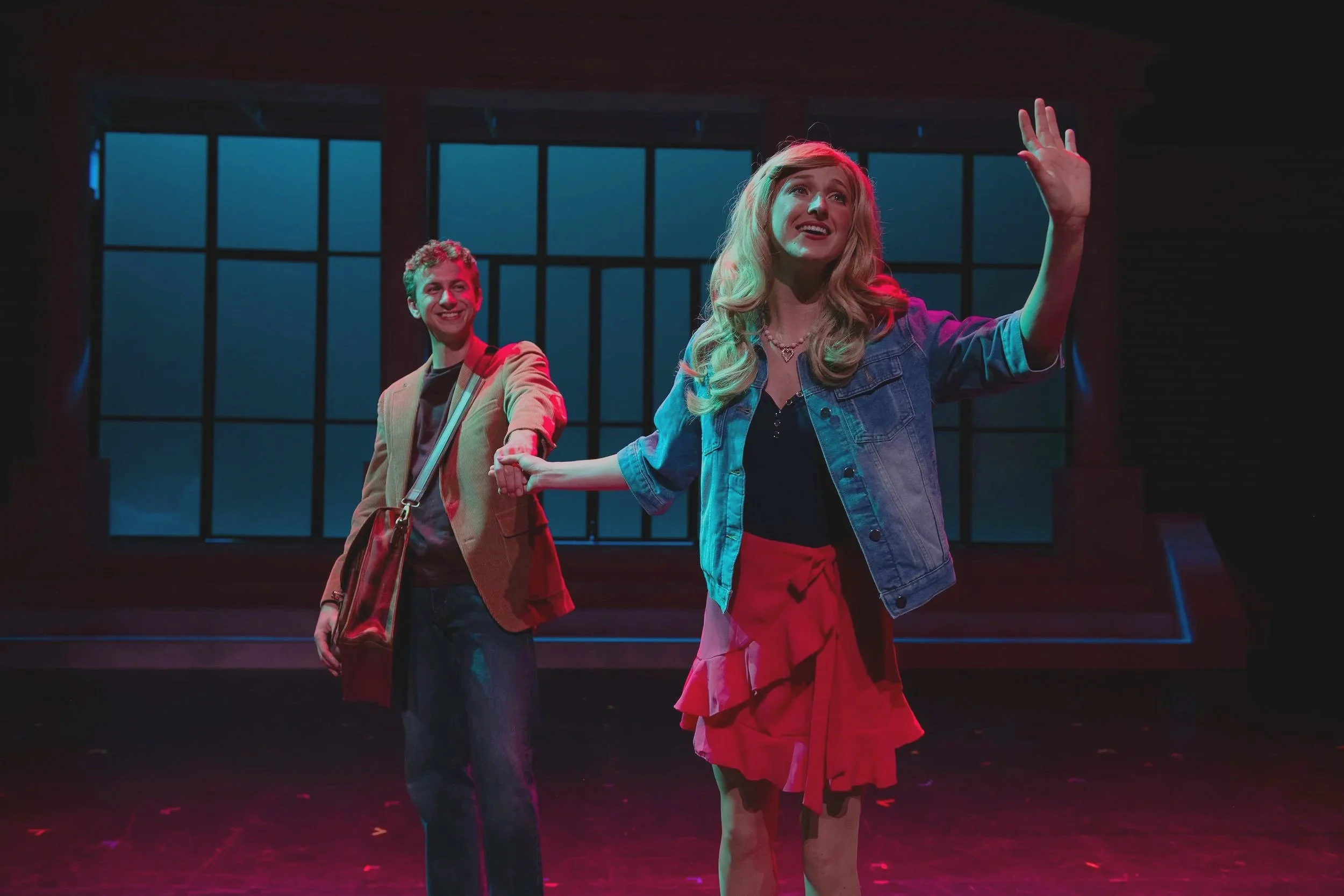 Ben Friesen's 'Emmett' gets dragged along to look at her name up on that list!