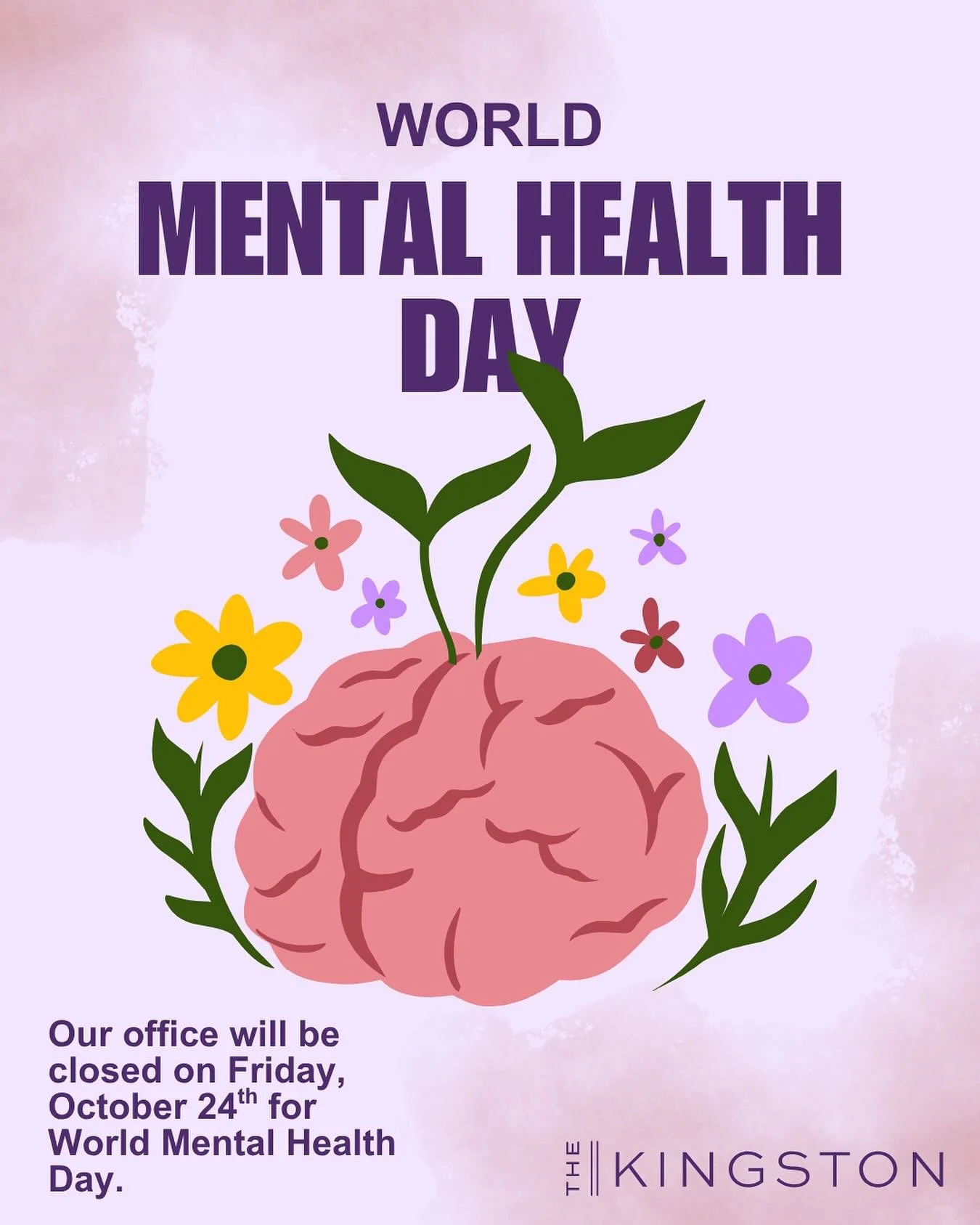 π World Mental Health Day π
Our offices will be closed on Friday, October 24th as we take time to rest, recharge, and reflect on the importance of mental well-being. πΏ
We’ll reopen on Saturday, October 25th with normal business hours.
Take c