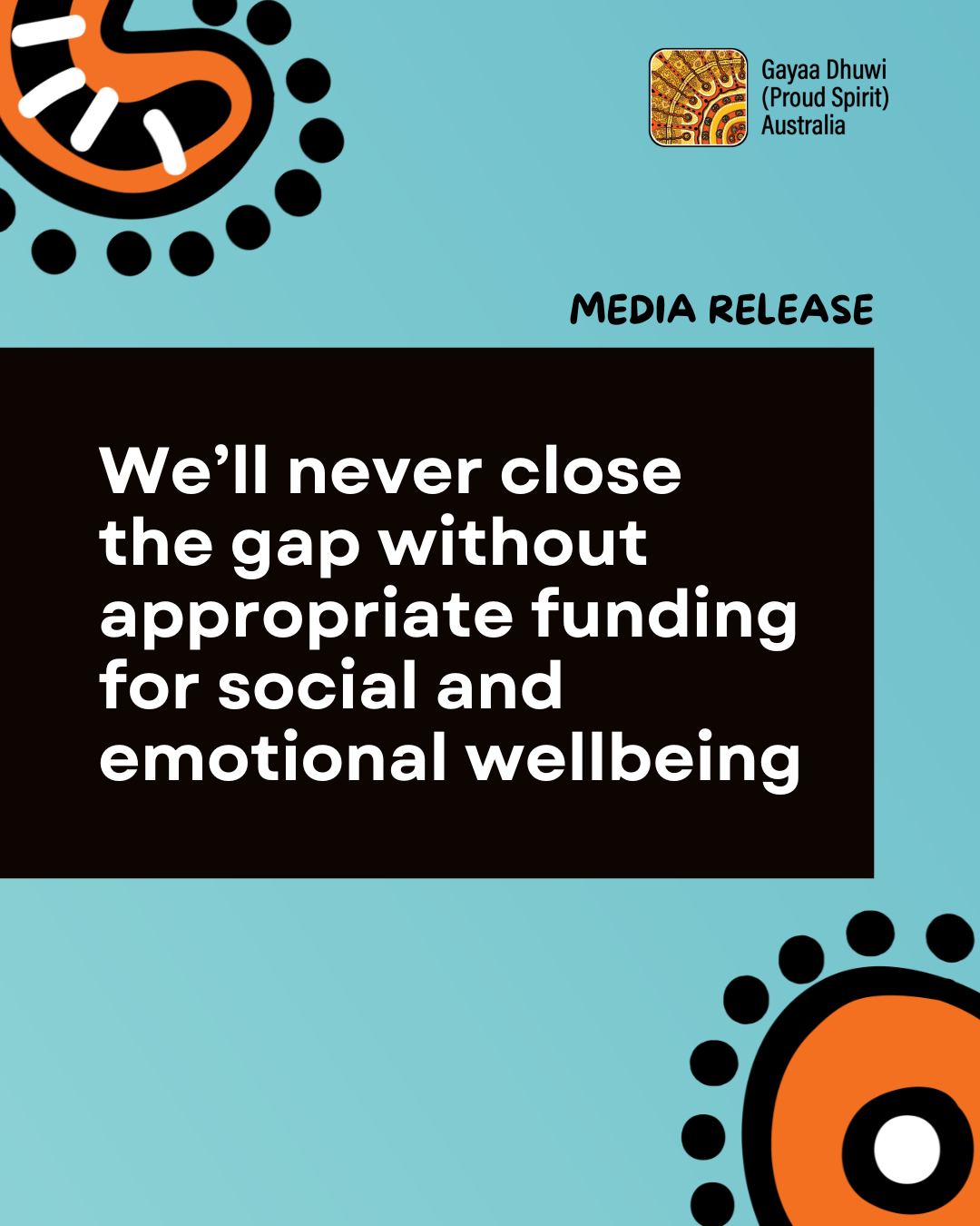 We’ll never close the gap without appropriate funding for social and emotional wellbeing