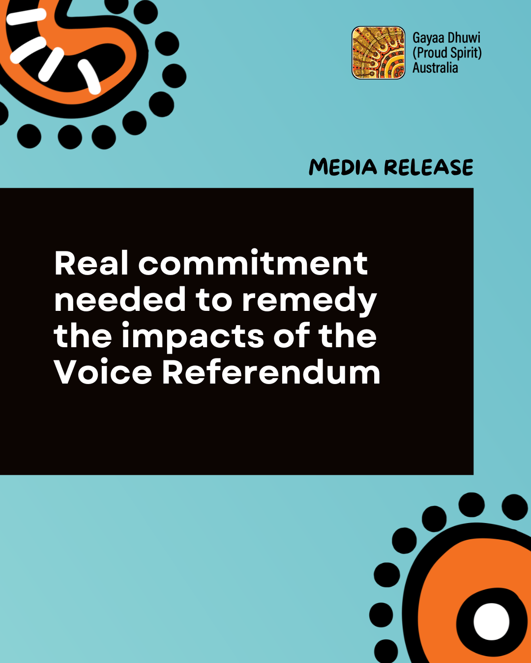 Real commitment needed to remedy the impacts of the Voice Referendum