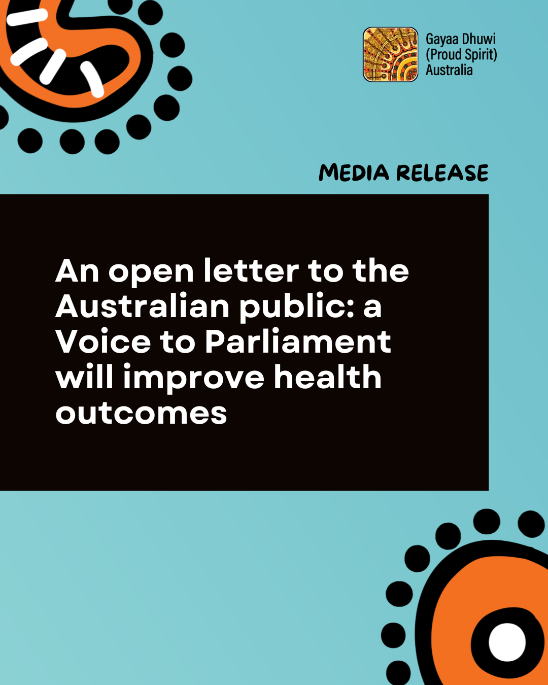 An open letter to the Australian public: a Voice to Parliament will improve health outcomes