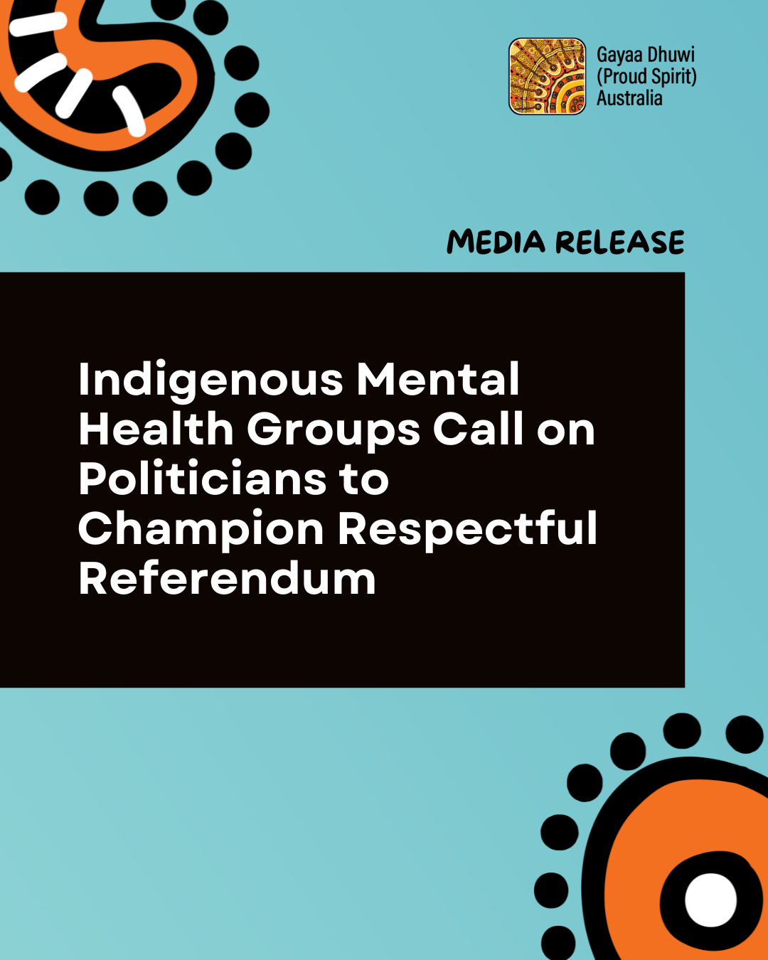 Indigenous Mental Health Groups Call on Politicians to Champion Respectful Referendum
