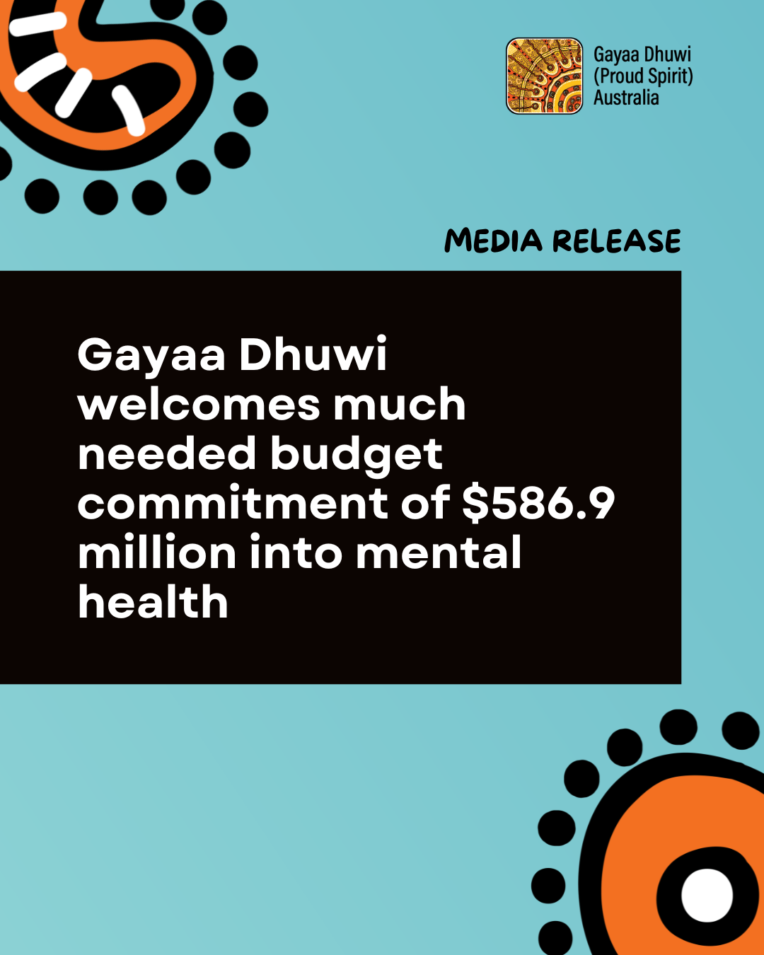 Gayaa Dhuwi welcomes much needed budget commitment of $586.9 million into mental health