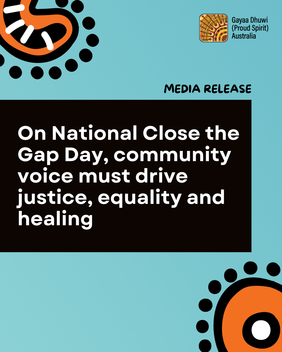 On National Close the Gap Day, community voices must drive justice, equality and healing