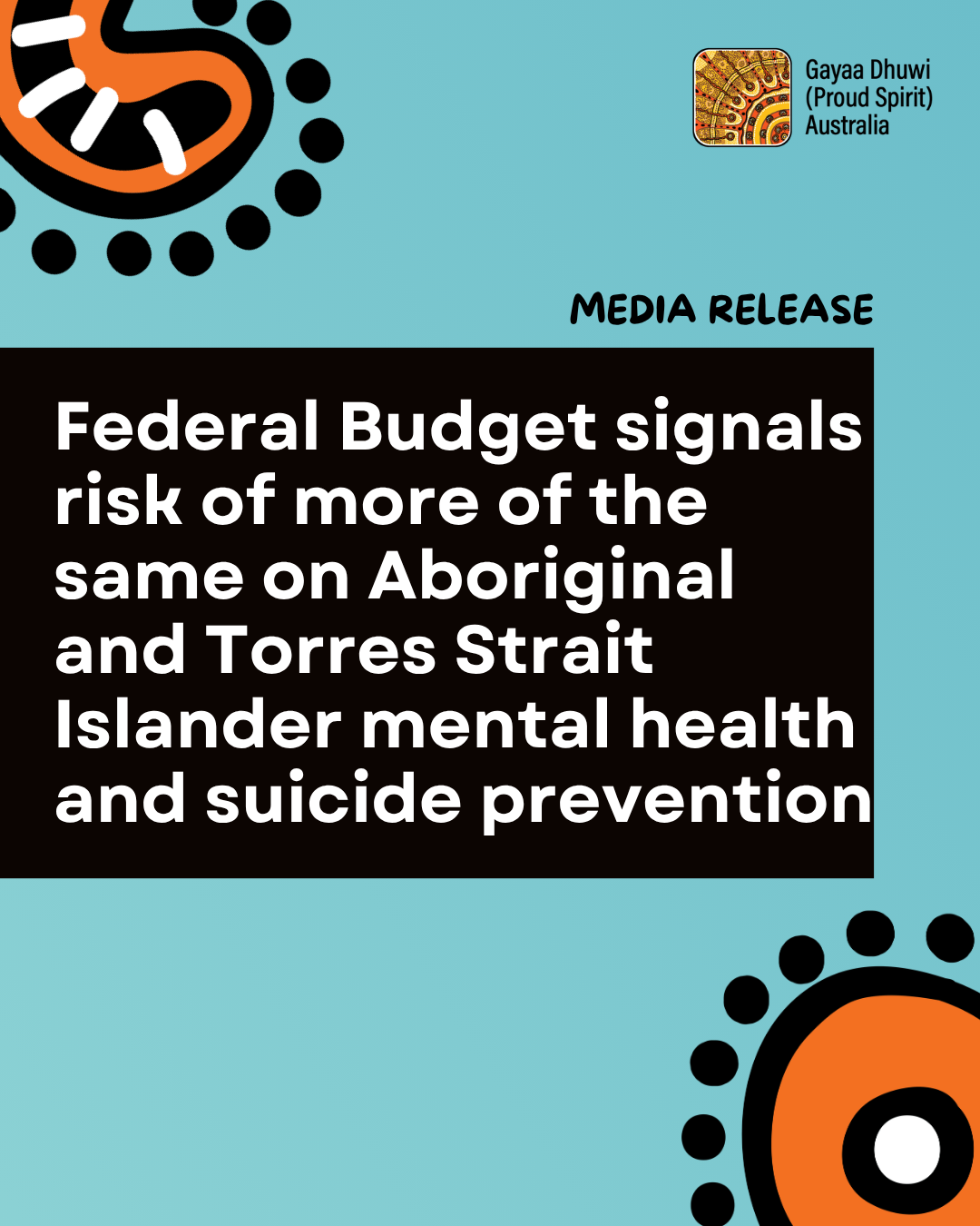 Federal Budget signals risk of more of the same on Aboriginal and Torres Strait Islander mental health and suicide prevention