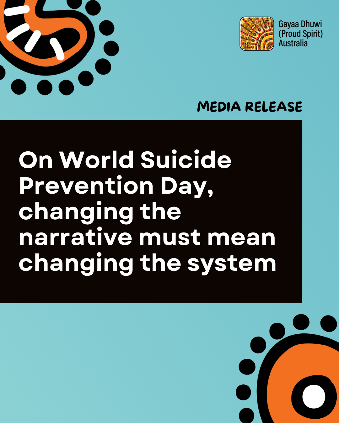 On World Suicide Prevention Day, changing the narrative must mean changing the system