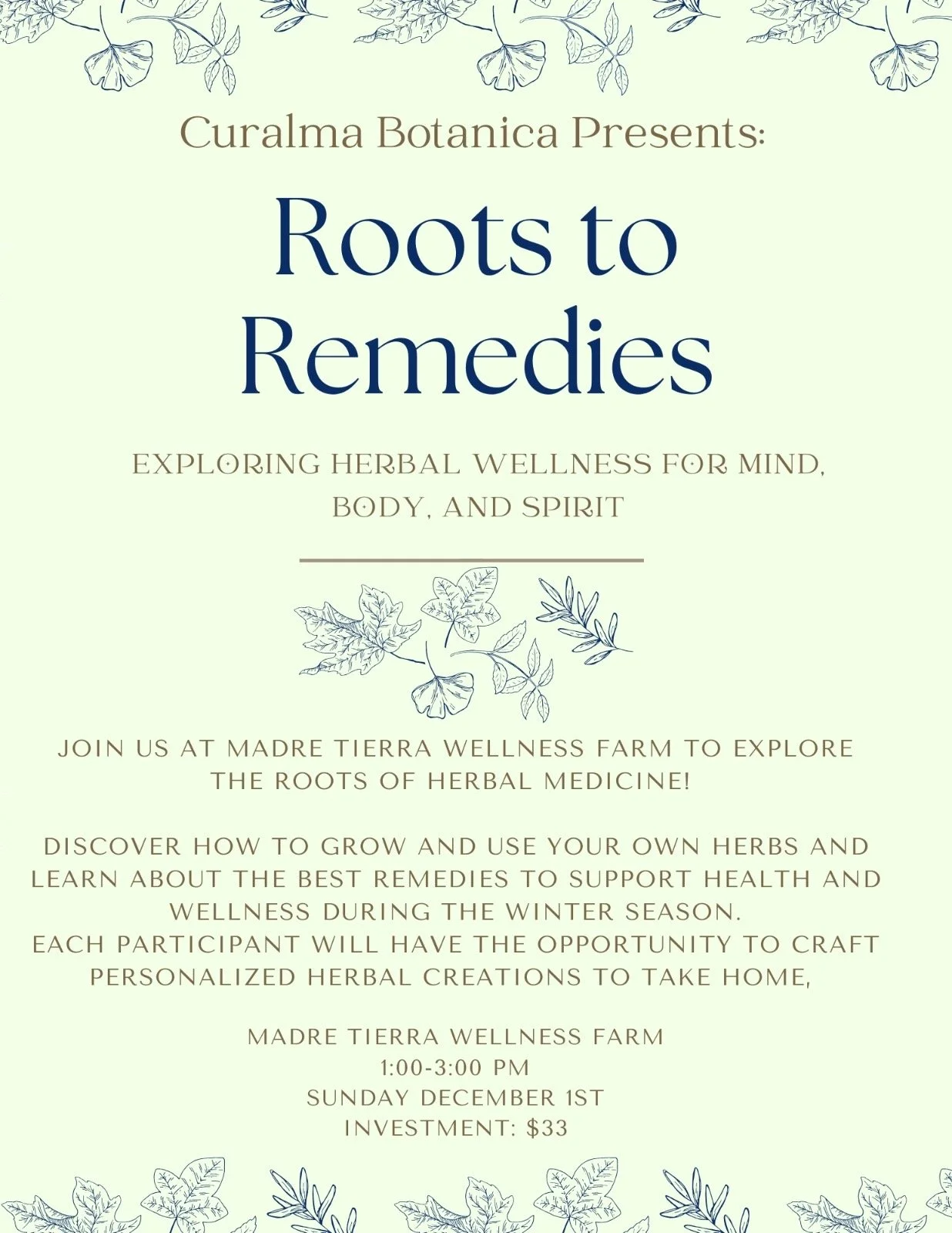 ROOTS TO REMEDIES