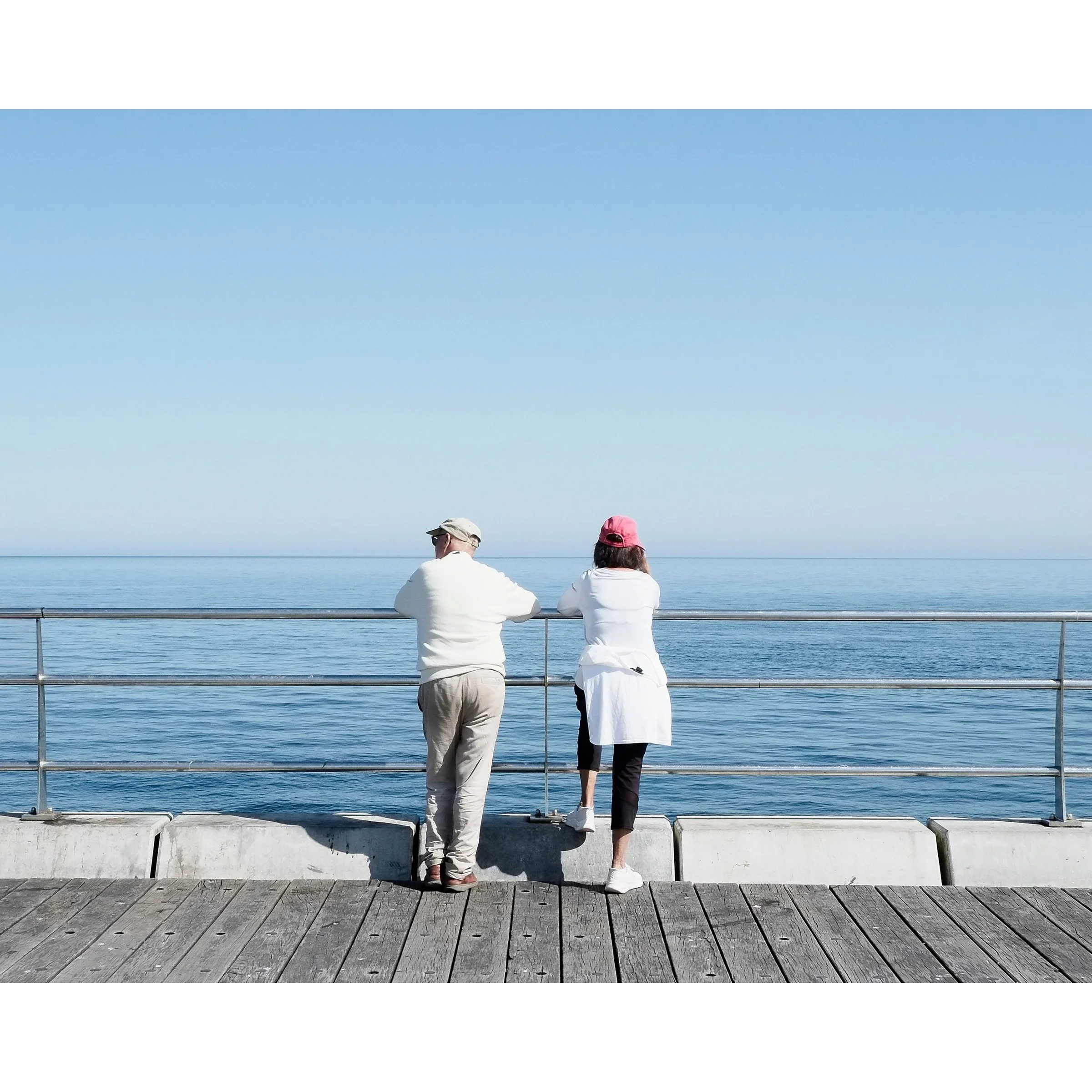 Good Mornington art print close-up Mornington Pier wooden pylons Victoria Australia coastal photography
