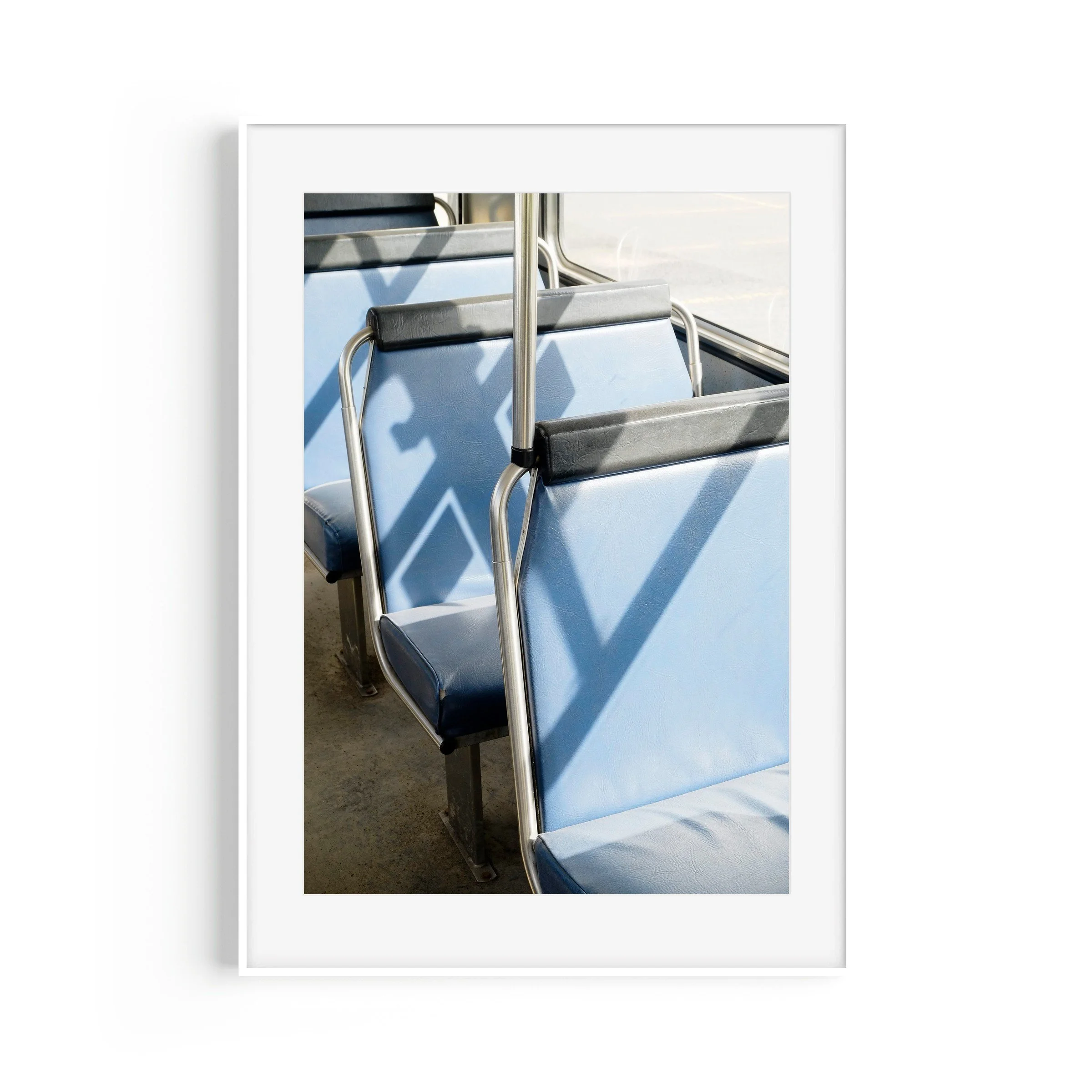 The afternoon shuttle Smiggin Holes Kosciuszko National Park print in white frame by Matthew Sherren