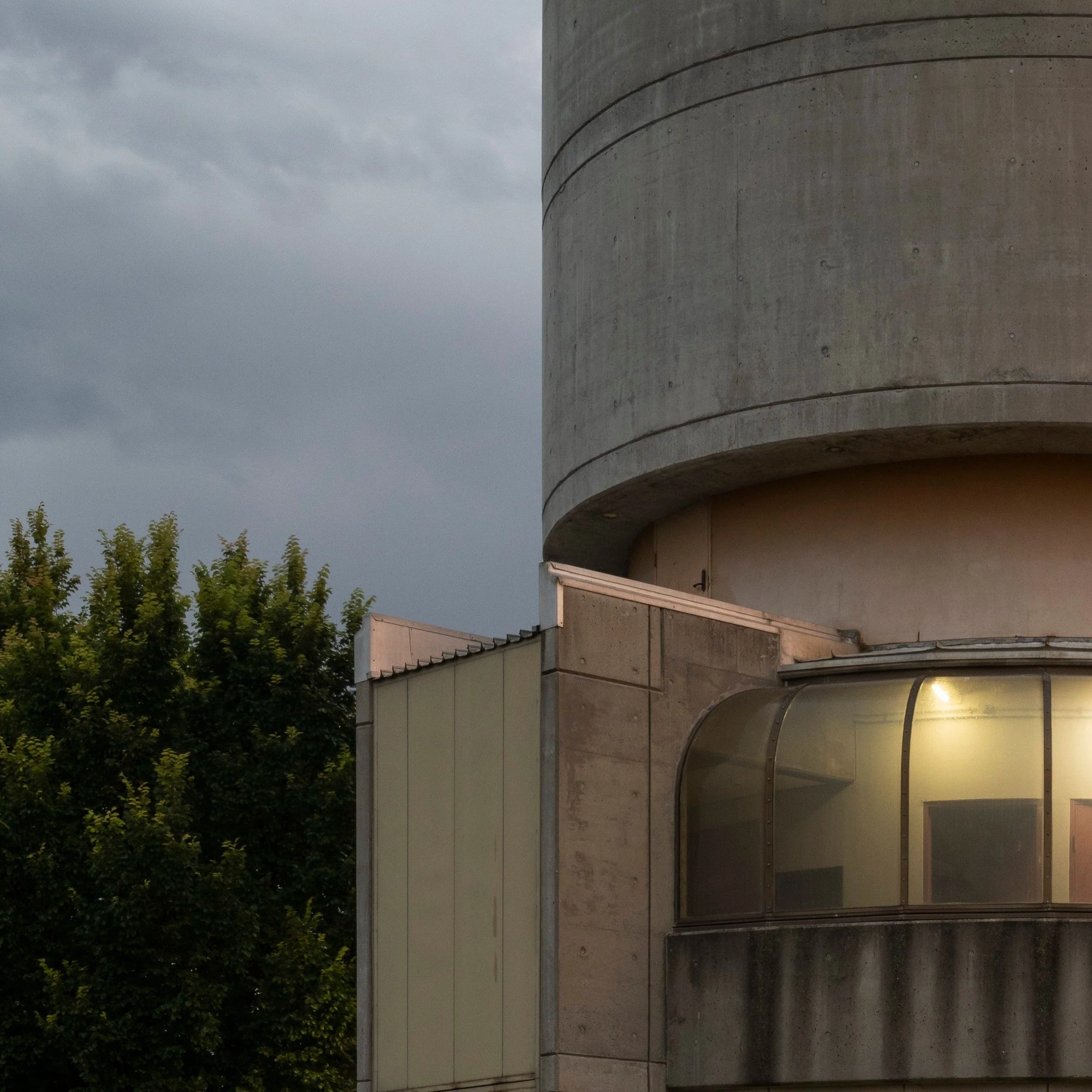 Callam Offices #1 print detail close-up top left corner Woden Canberra by Matthew Sherren