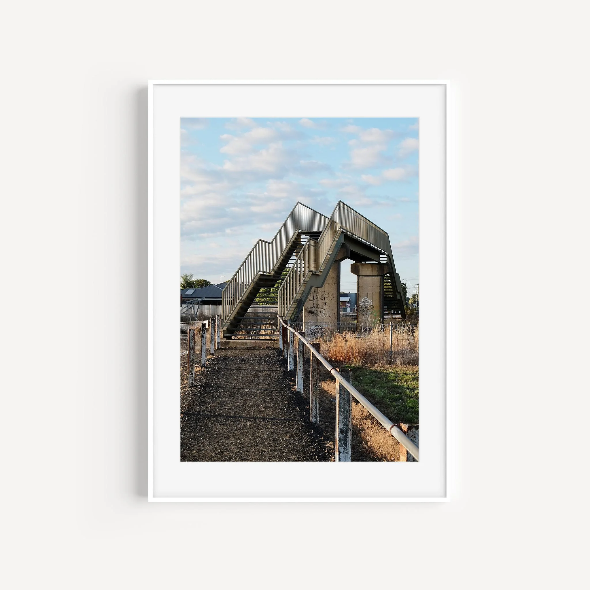 A4-portrait-white-frame-with-matte_stawell-street-bridge-ballarat-street-print-matthew-sherren.jpg