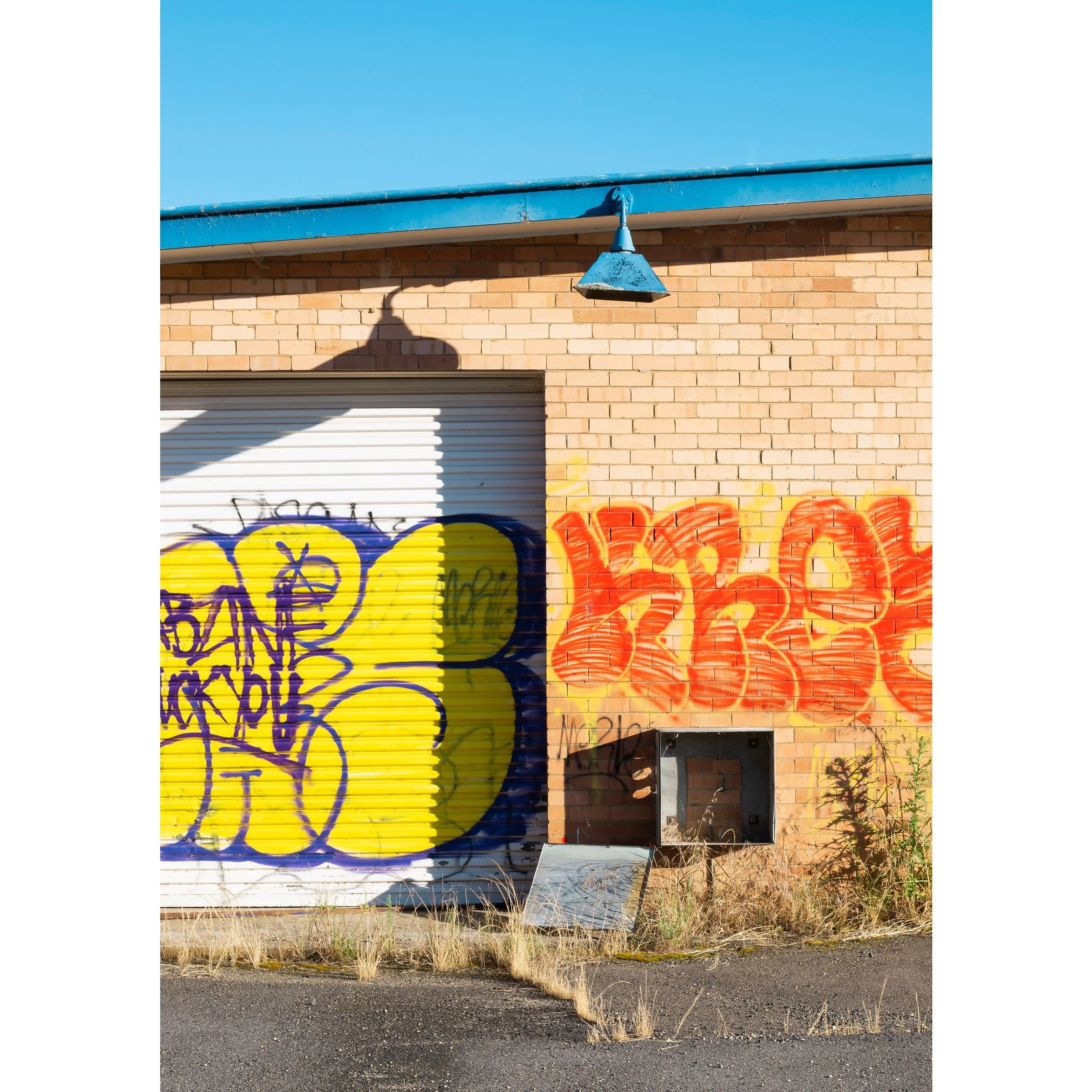 7845 Service Station New South Wales colourful street art graffiti photography print by Matthew Sherren