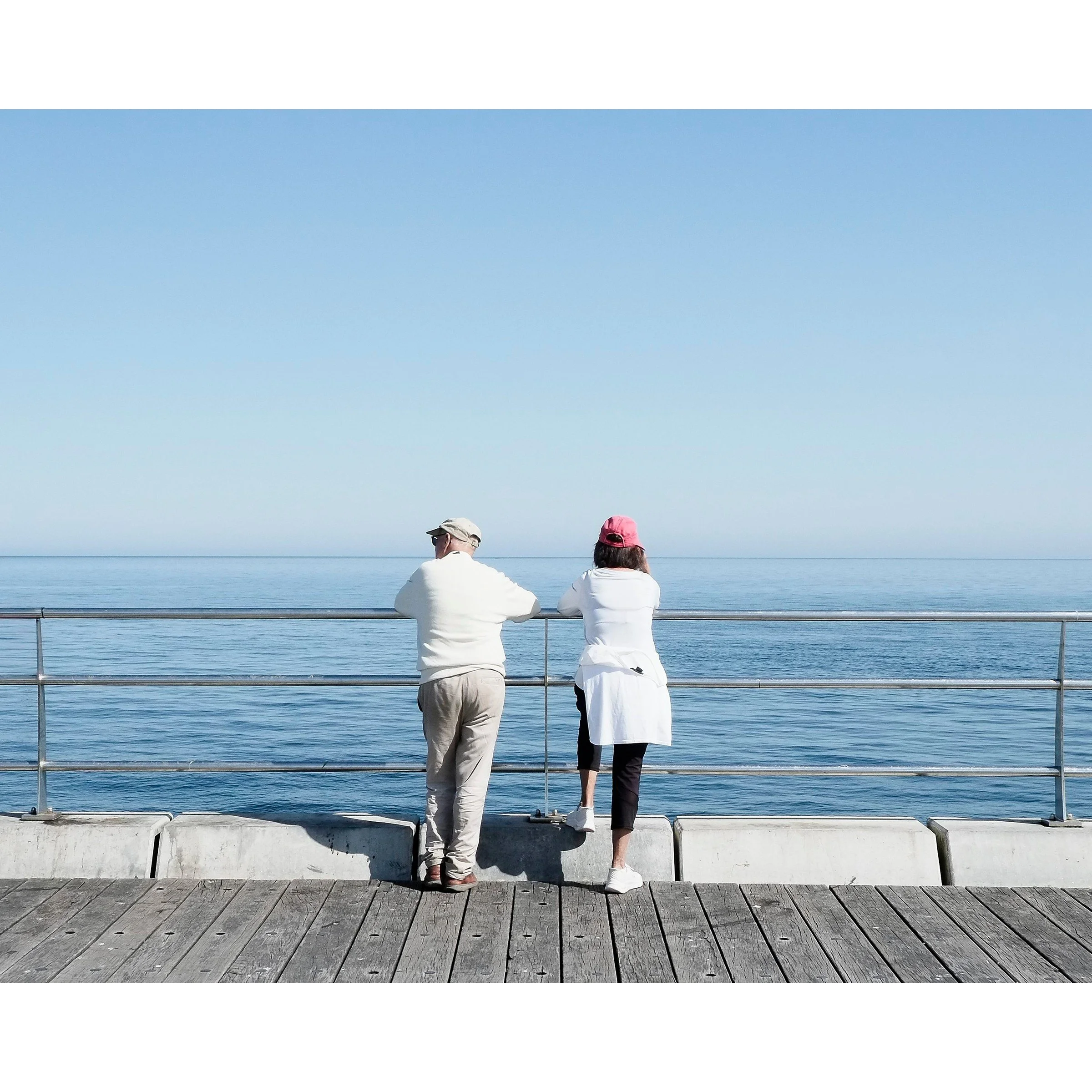 Good Mornington art print close-up Mornington Pier wooden pylons Victoria Australia coastal photography