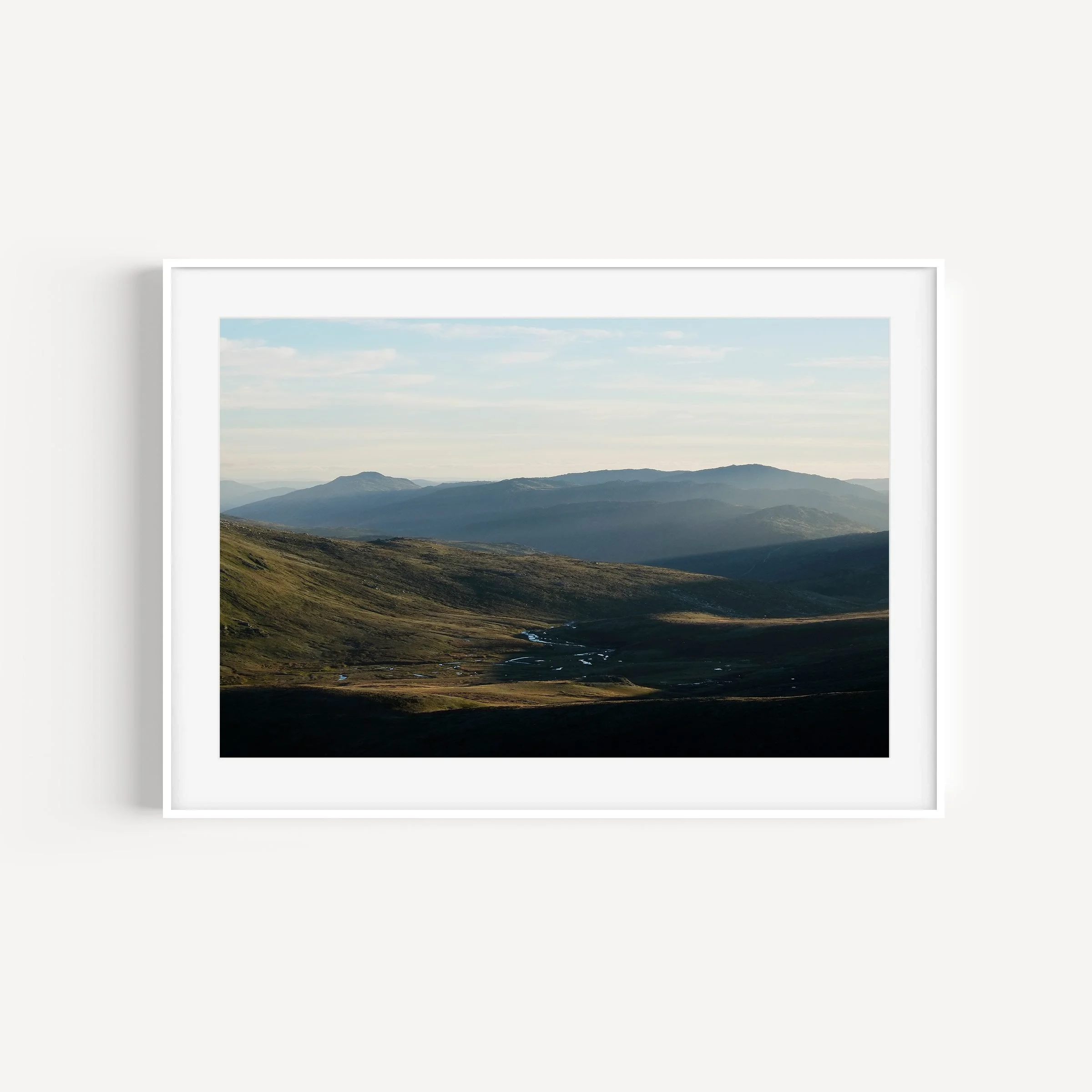 first-rays-kosciuszko-national-park-travel-print-matthew-sherren_landscape-white-frame-with-matte.jpg