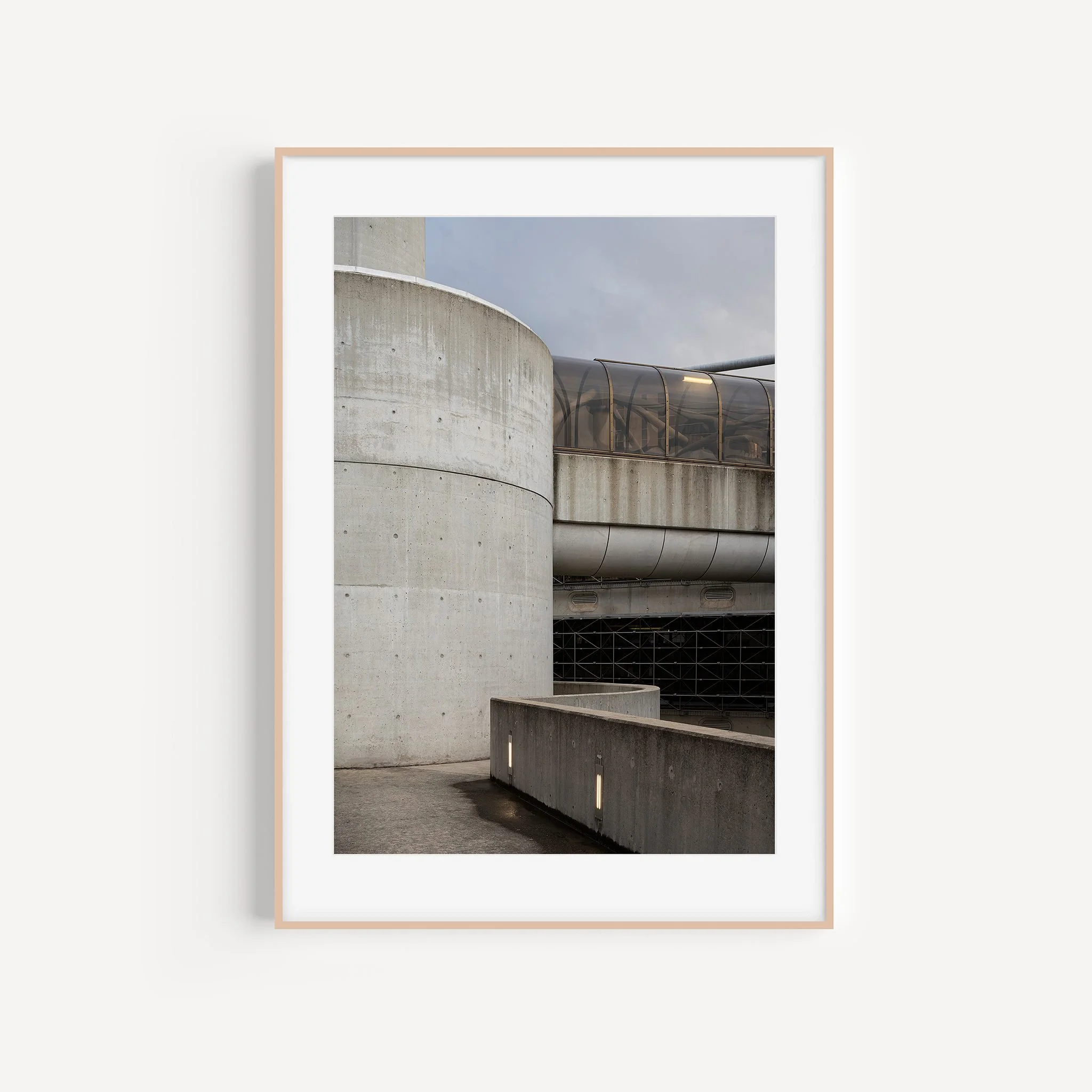 portrait-brown-frame-with-matte_callam-offices-#2-canberra-architecture-print-matthew-sherren.jpg