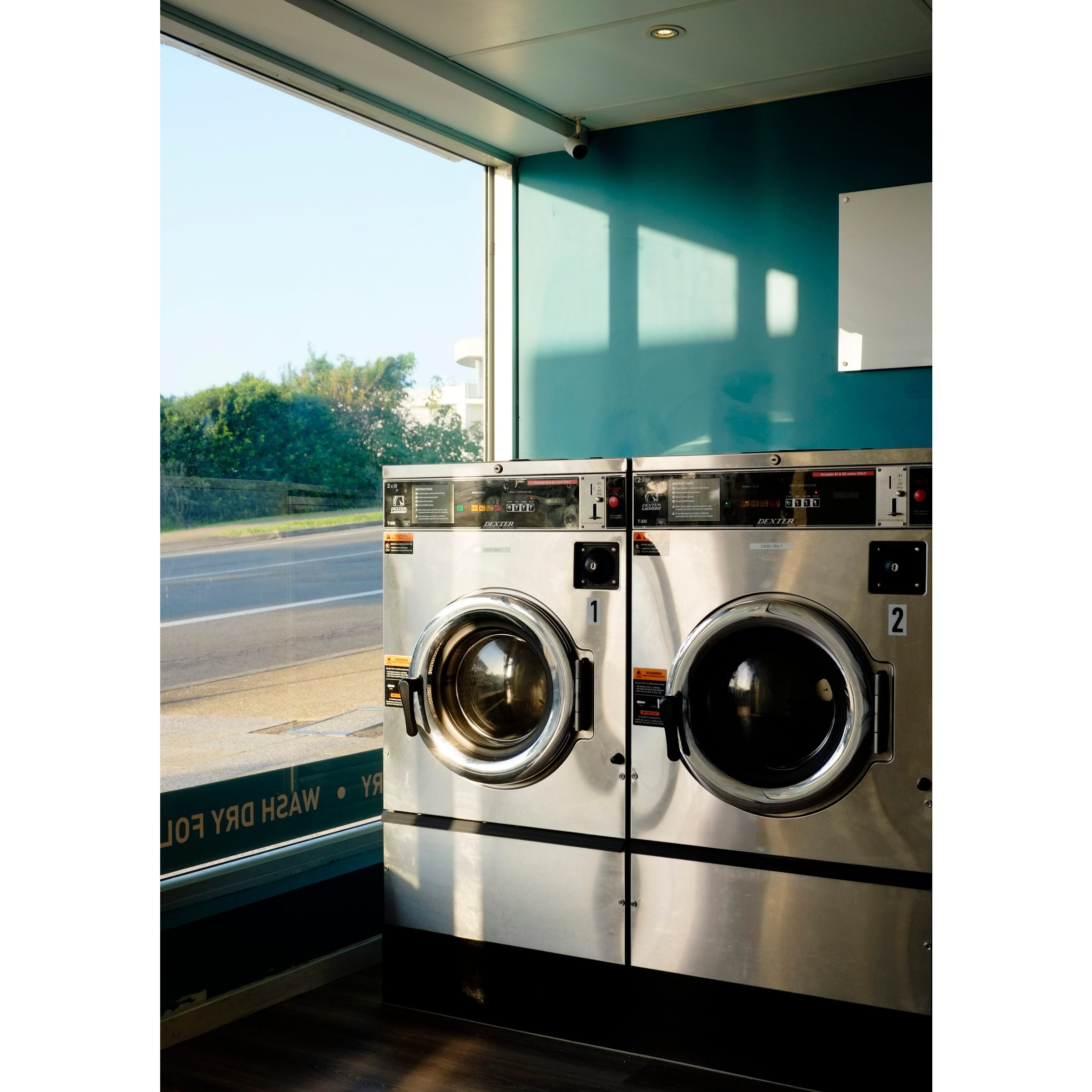 Laundered Buderim Queensland main street cafe laundromat photography print by Matthew Sherren