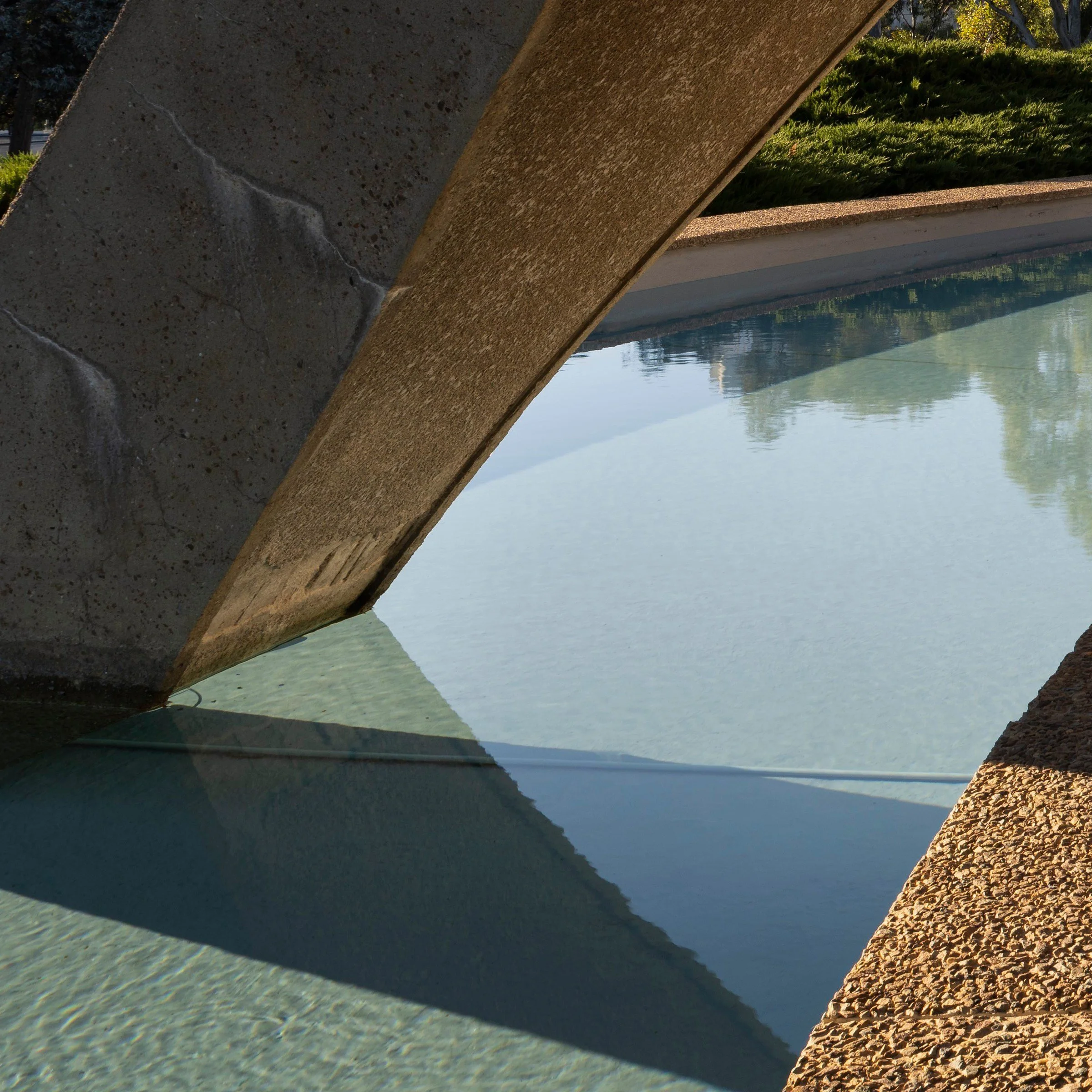 Shine Dome print detail close-up bottom left corner Acton Canberra by Matthew Sherren
