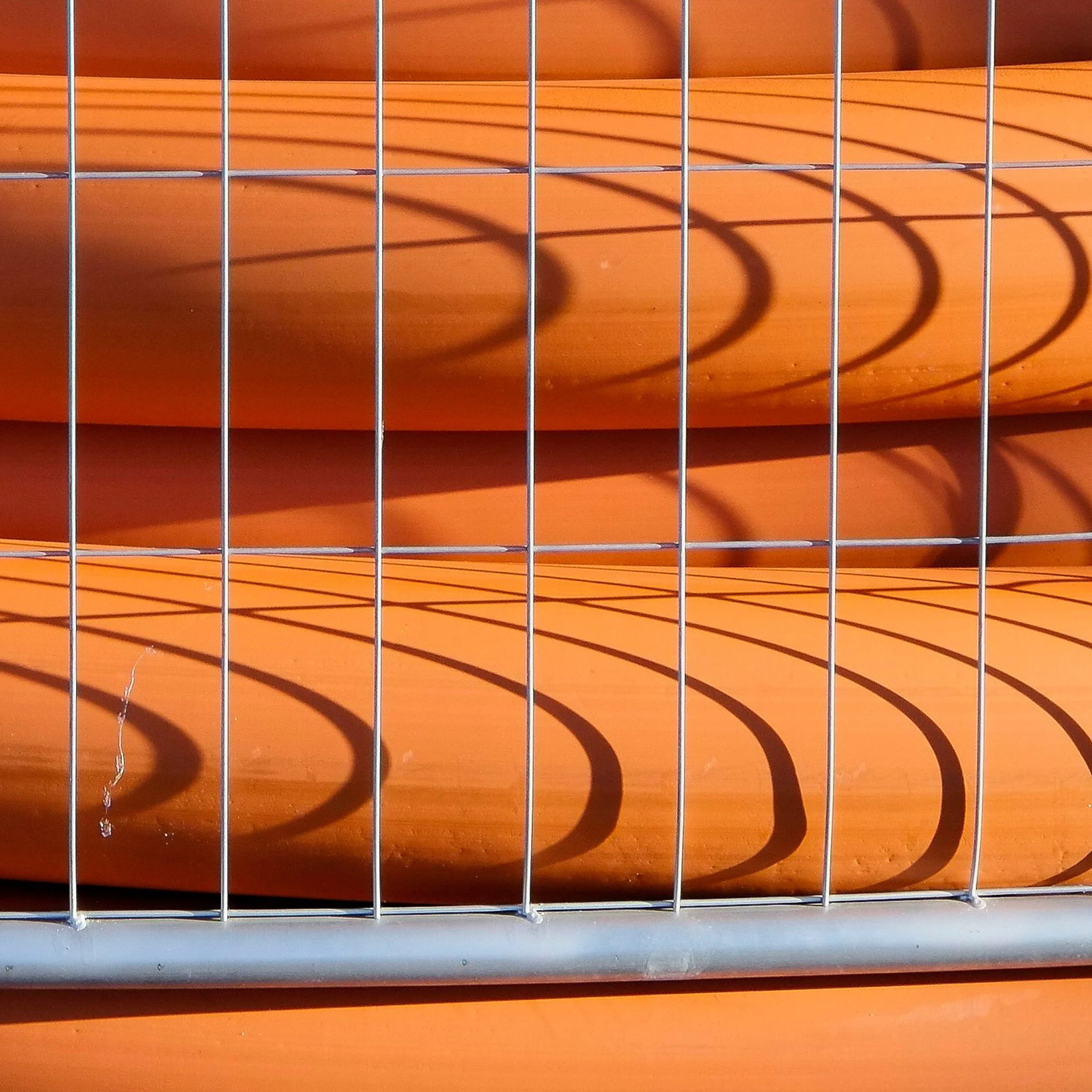 Tubes #1 print detail close-up bottom right corner Perisher Village Carpark Kosciuszko by Matthew Sherren