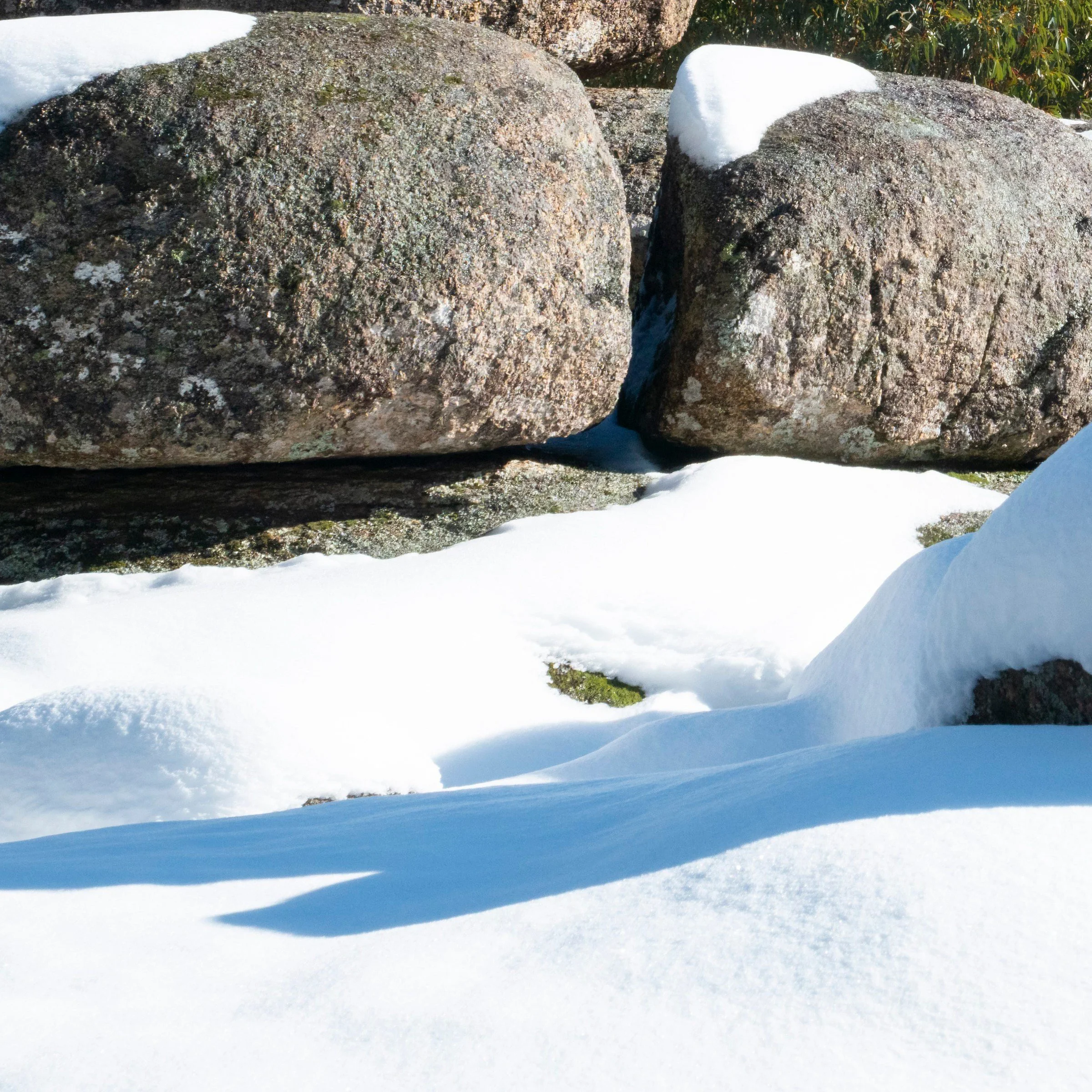 Square Rock print detail close-up bottom left corner Namadgi National Park Canberra by Matthew Sherren