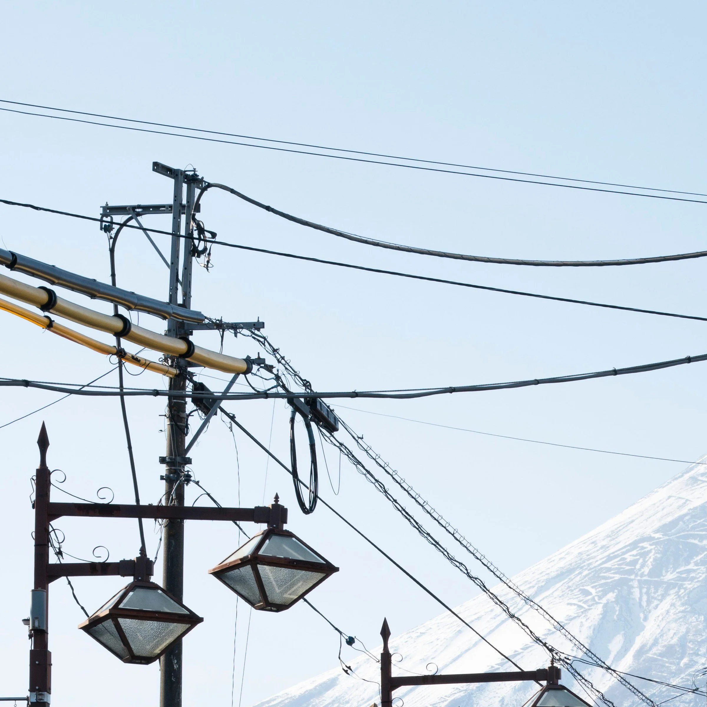 DK Mountain print detail close-up top left corner Mount Fuji Fujiyoshida Japan by Matthew Sherren