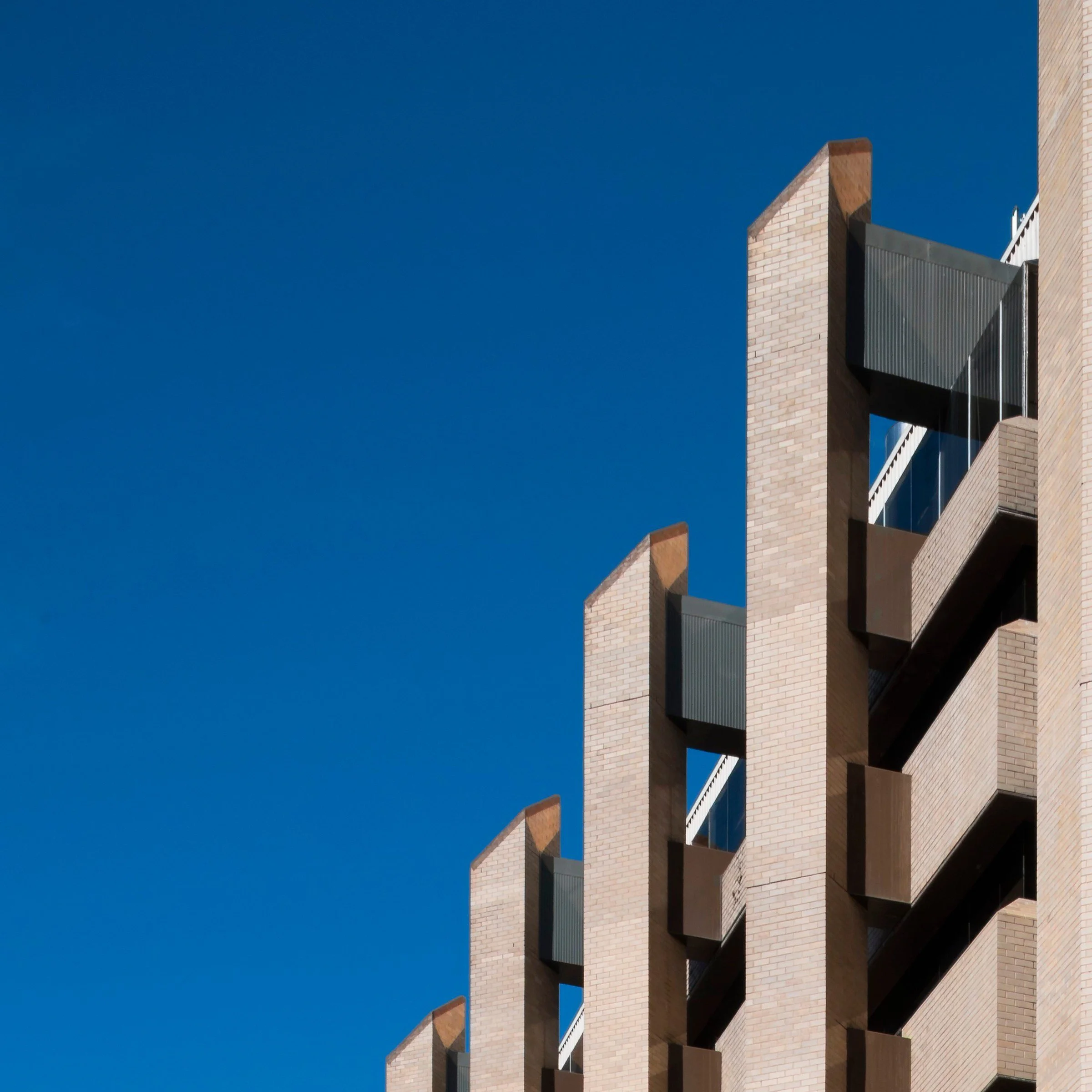 470 Northbourne #1 print detail close-up top left corner Transact House Dickson Canberra by Matthew Sherren