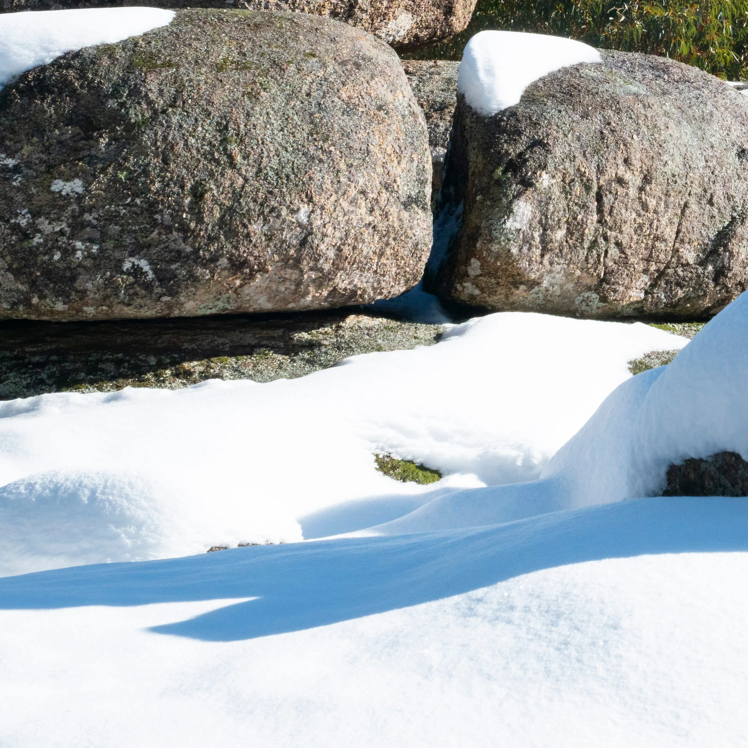 Square Rock print detail close-up bottom left corner Namadgi National Park Canberra by Matthew Sherren
