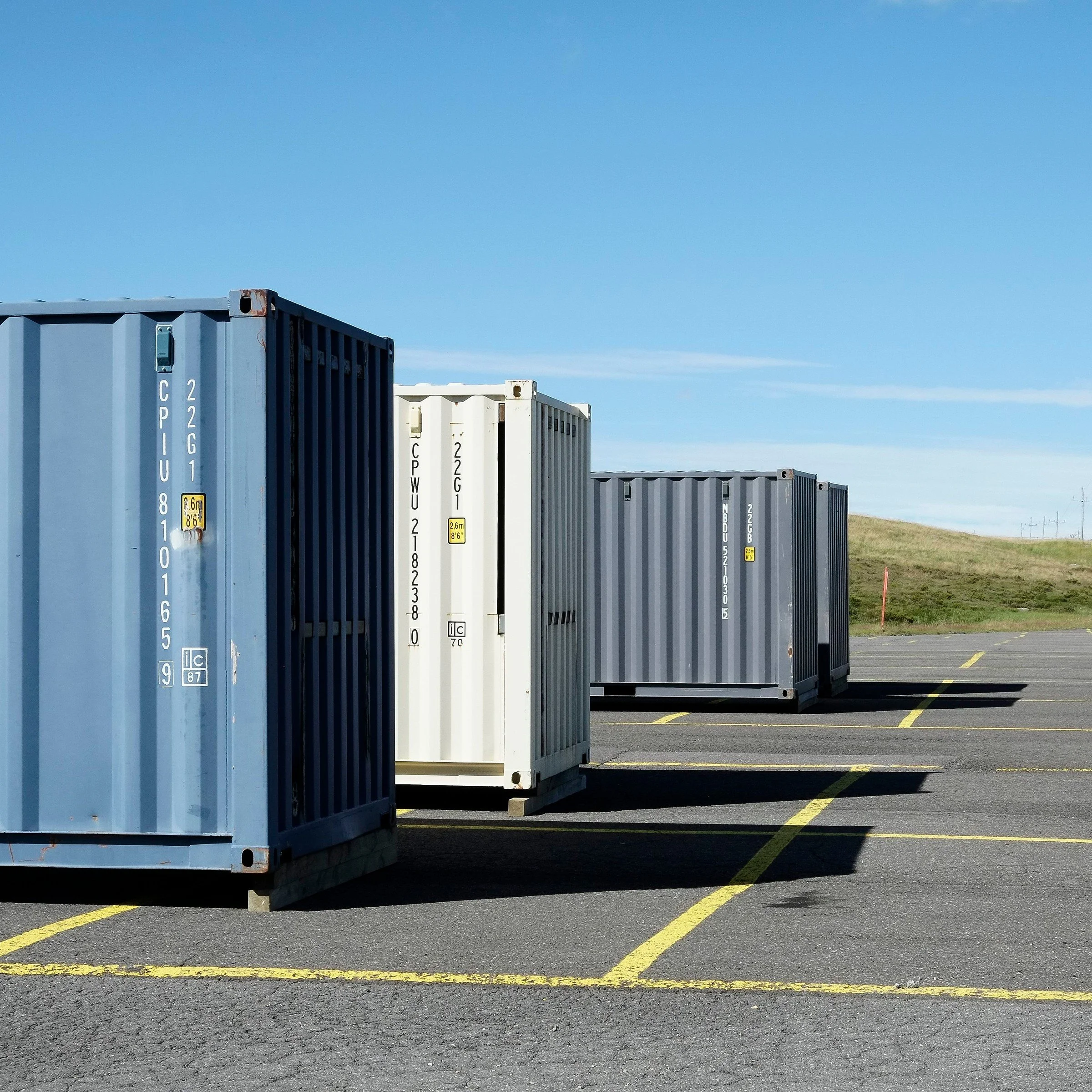 Smiggins Containers print preview shipping containers Smiggin Holes Kosciuszko New South Wales by Matthew Sherren