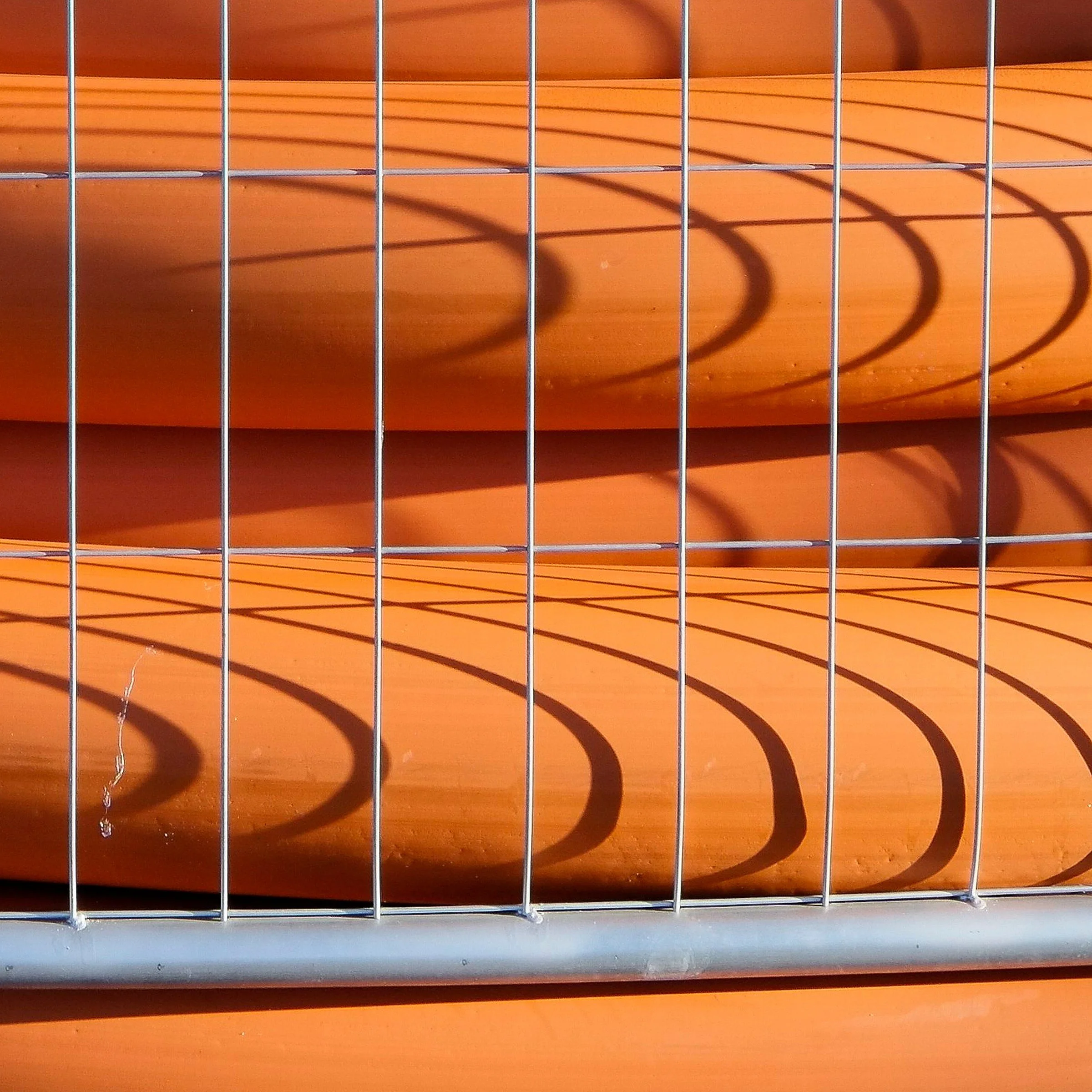 Tubes #1 print detail close-up bottom right corner Perisher Village Carpark Kosciuszko by Matthew Sherren