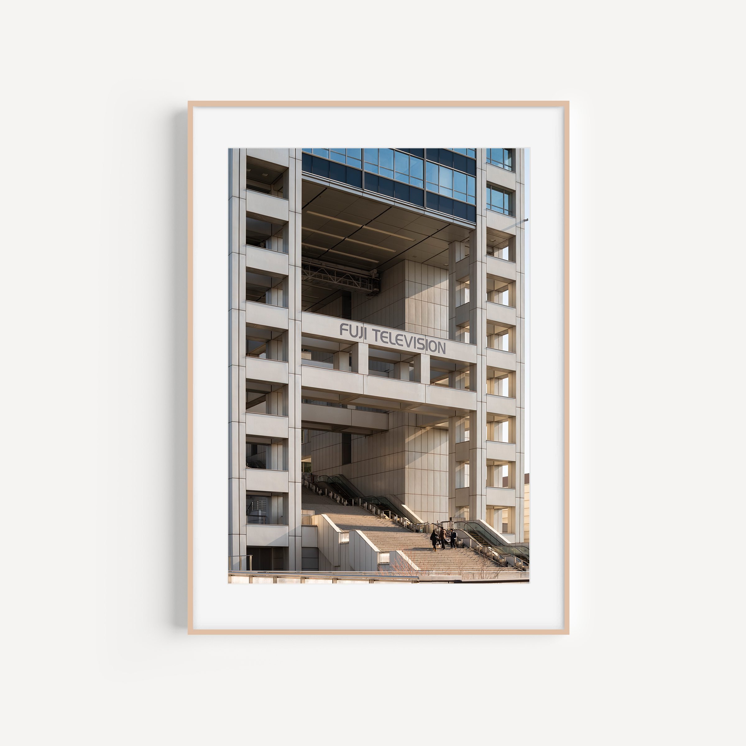 electrodrome-tokyo-architecture-print-matthew-sherren_portrait-brown-frame-with-matte.jpg