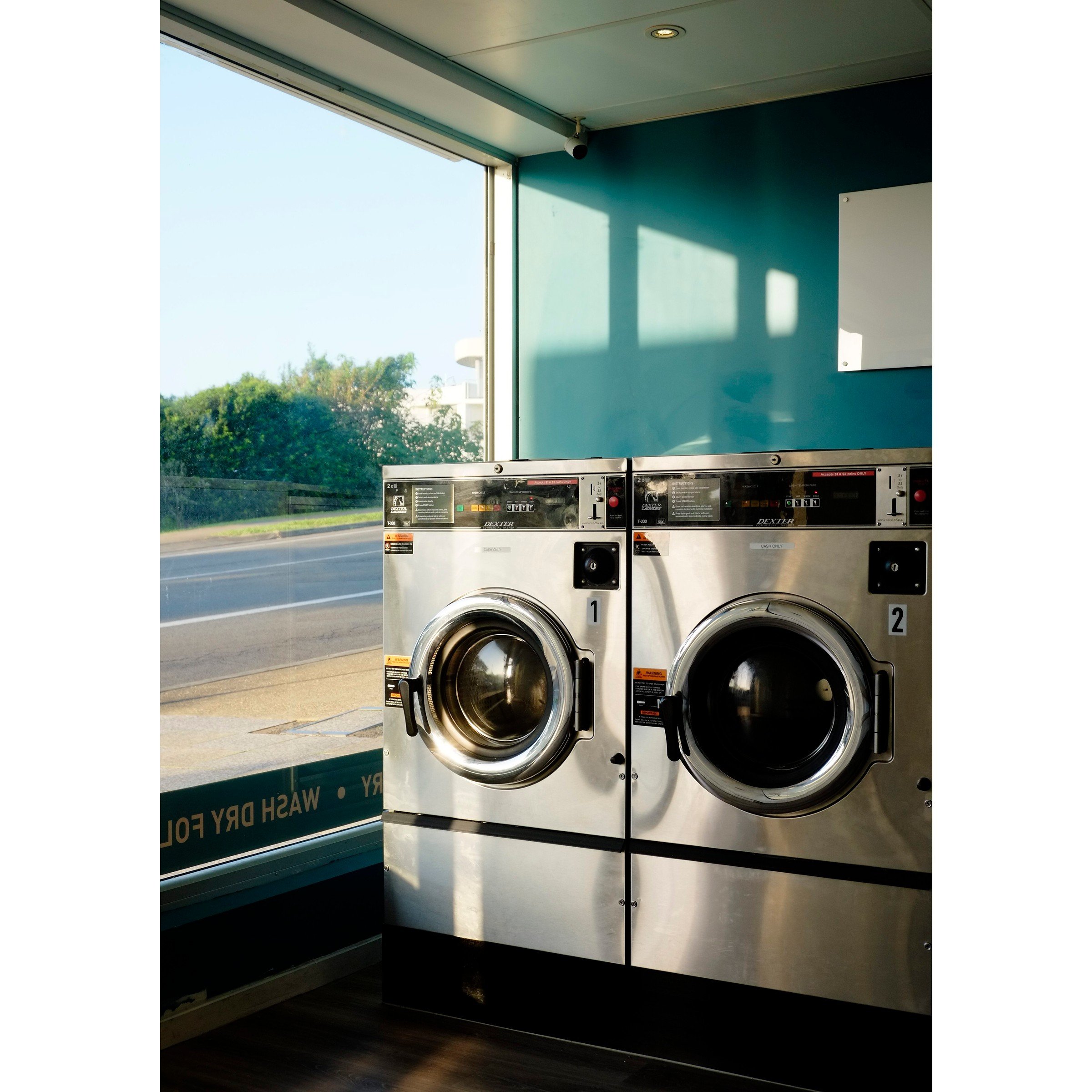 Laundered Buderim Queensland main street cafe laundromat photography print by Matthew Sherren