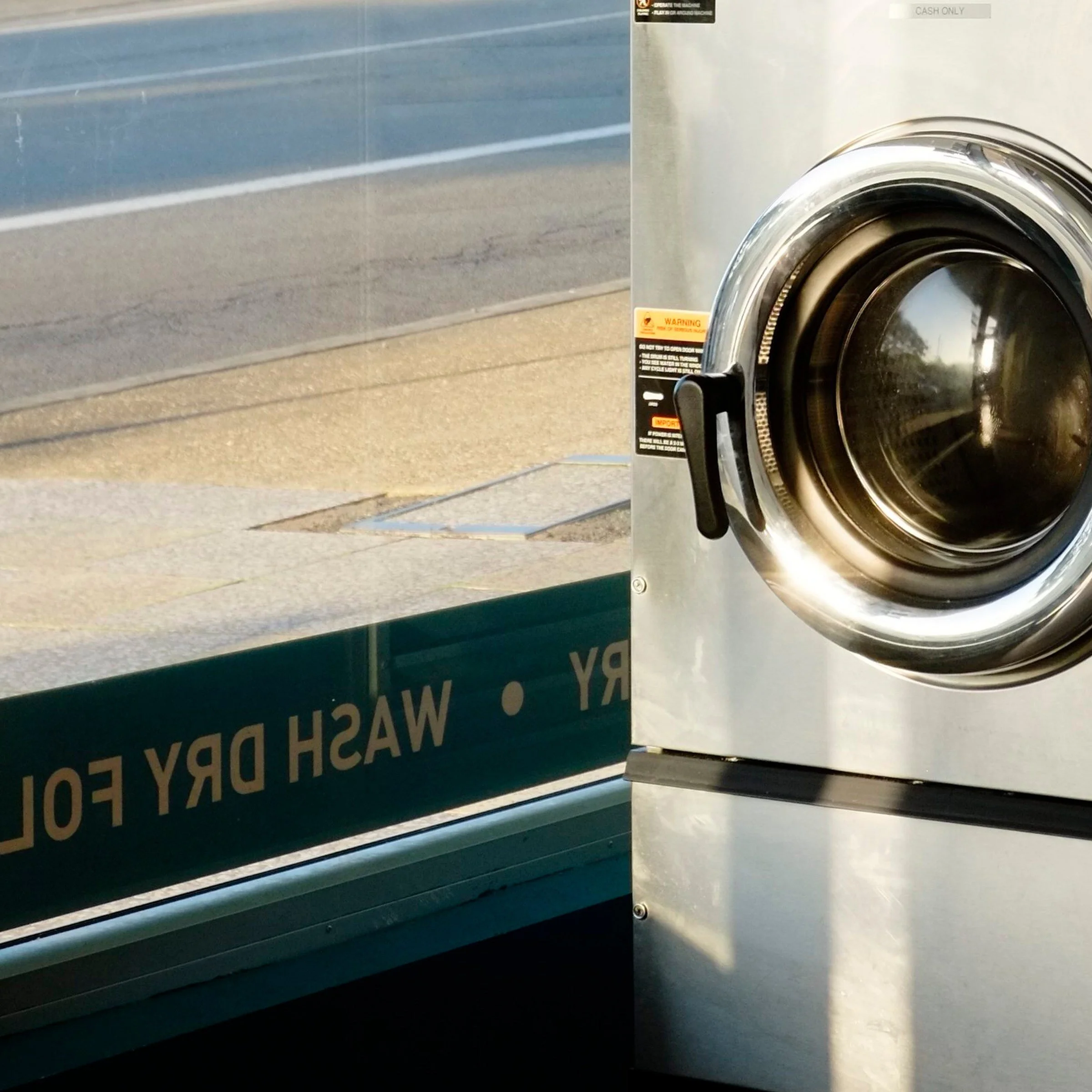 Laundered print detail close-up bottom left corner Buderim Queensland by Matthew Sherren