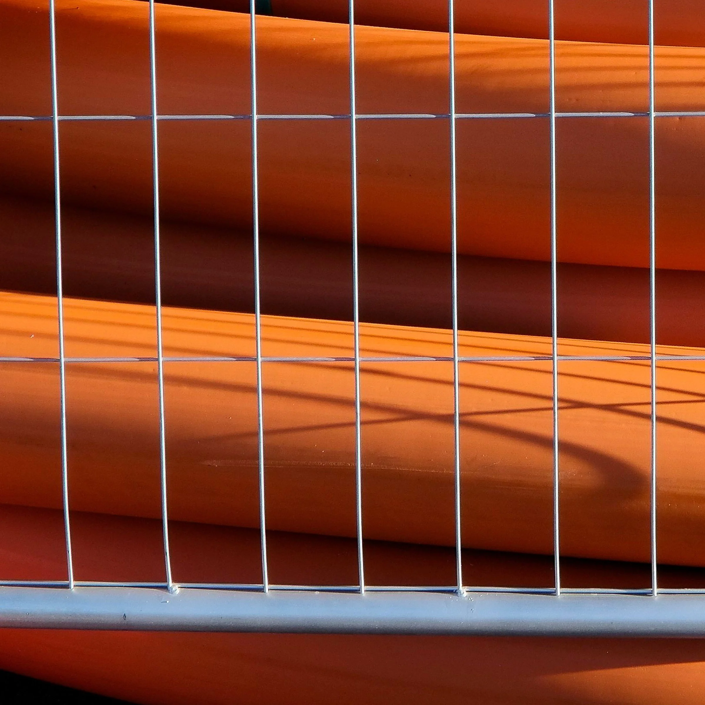Tubes #1 print detail close-up bottom left corner Perisher Village Carpark Kosciuszko by Matthew Sherren