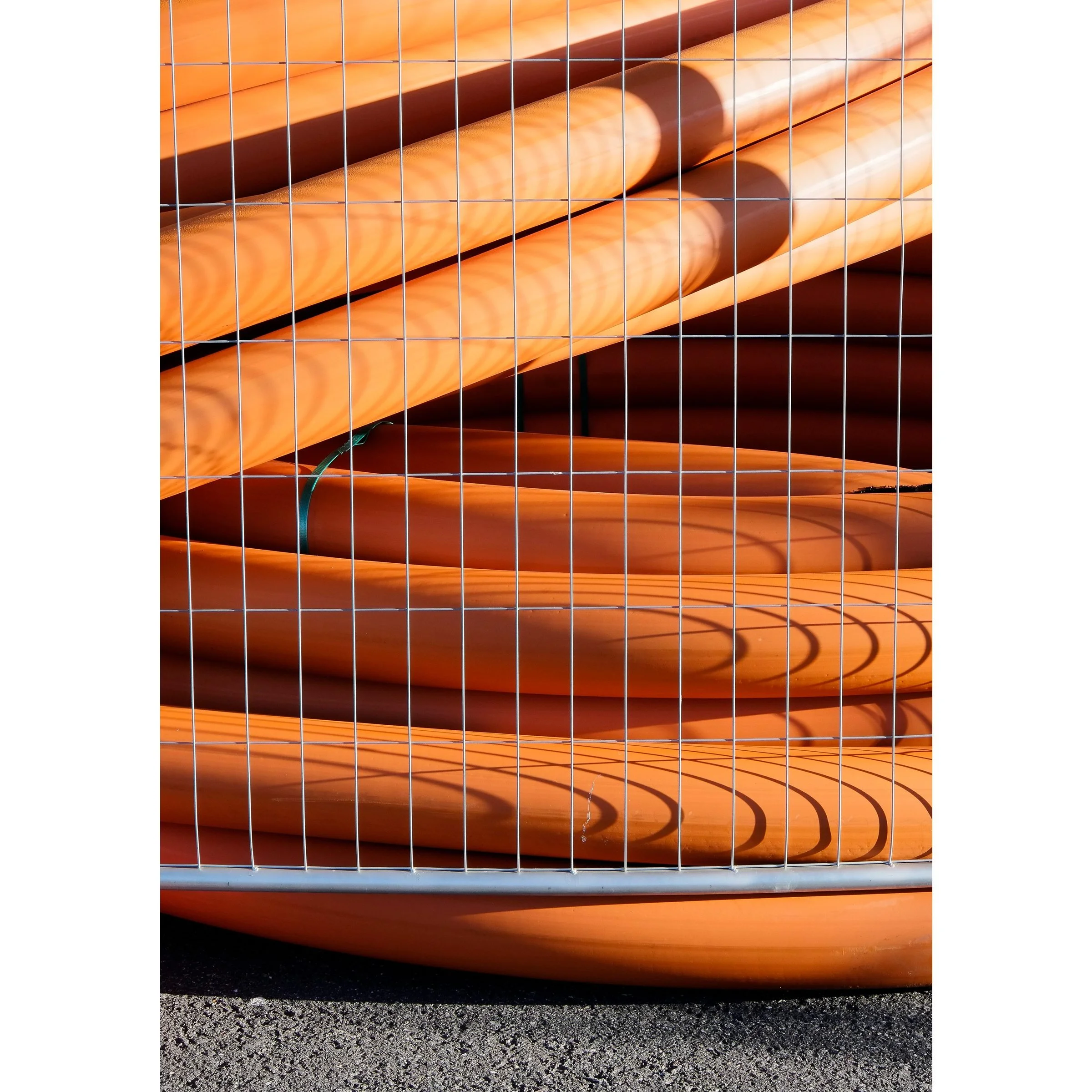 Tubes #1 print preview Perisher Village Carpark Kosciuszko National Park New South Wales by Matthew Sherren