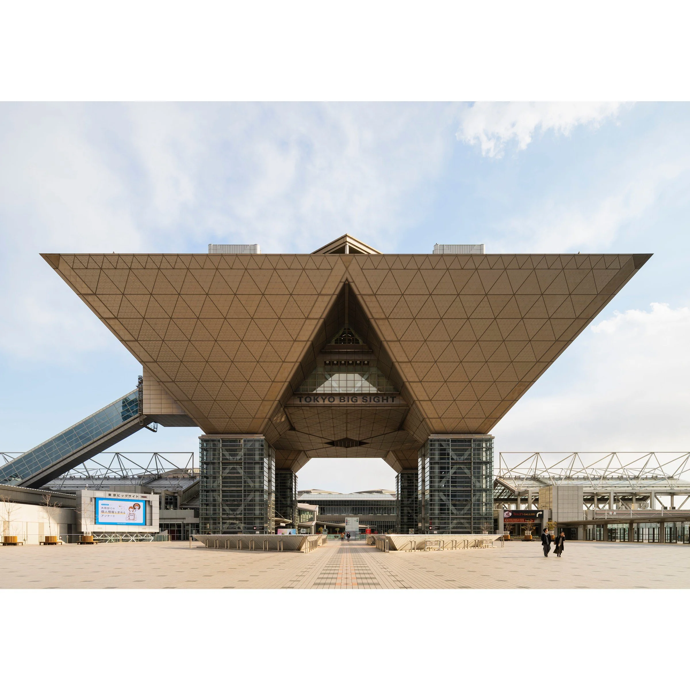 Toads Factory Tokyo Big Sight architecture Mario Kart print preview framed