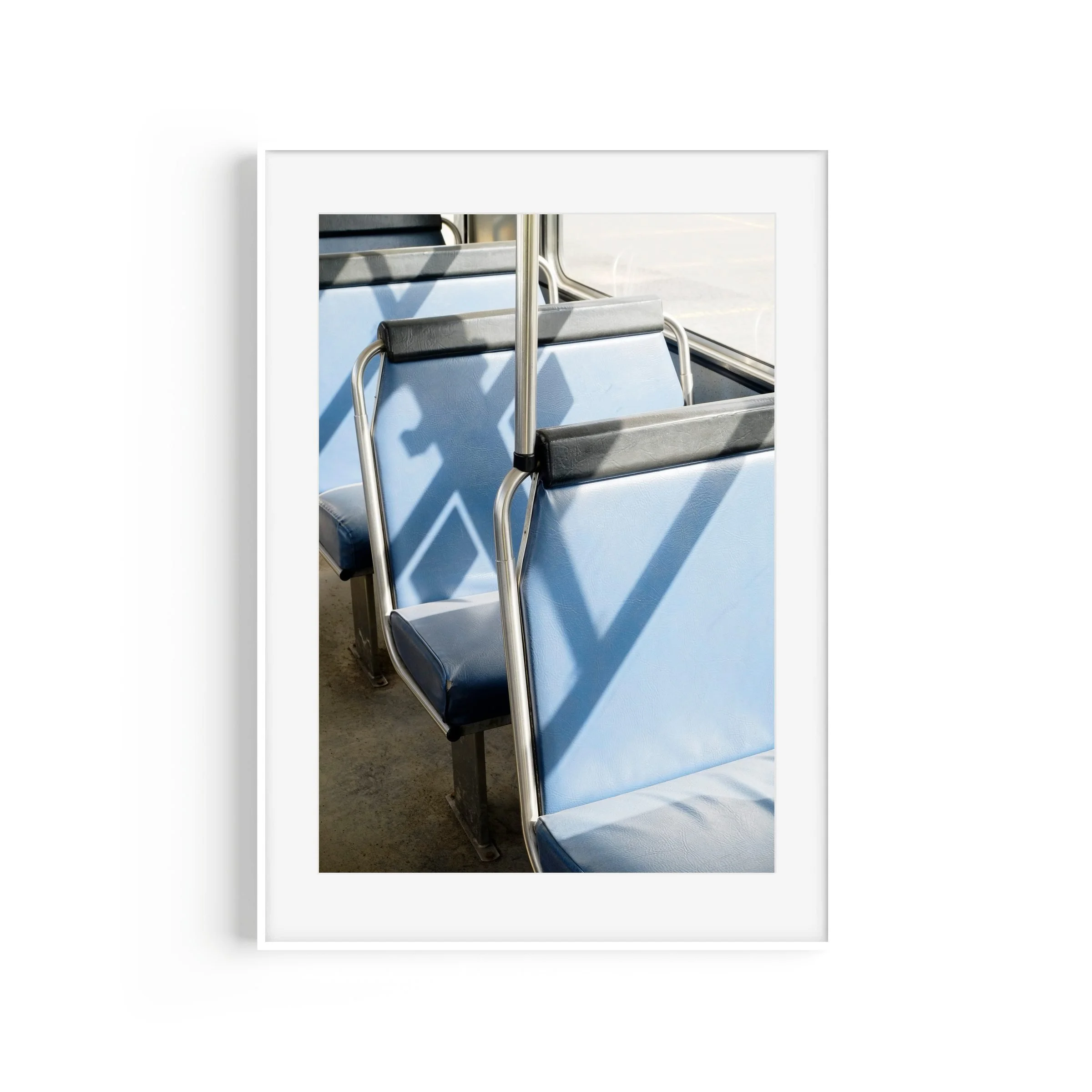The afternoon shuttle Smiggin Holes Kosciuszko National Park print in white frame by Matthew Sherren