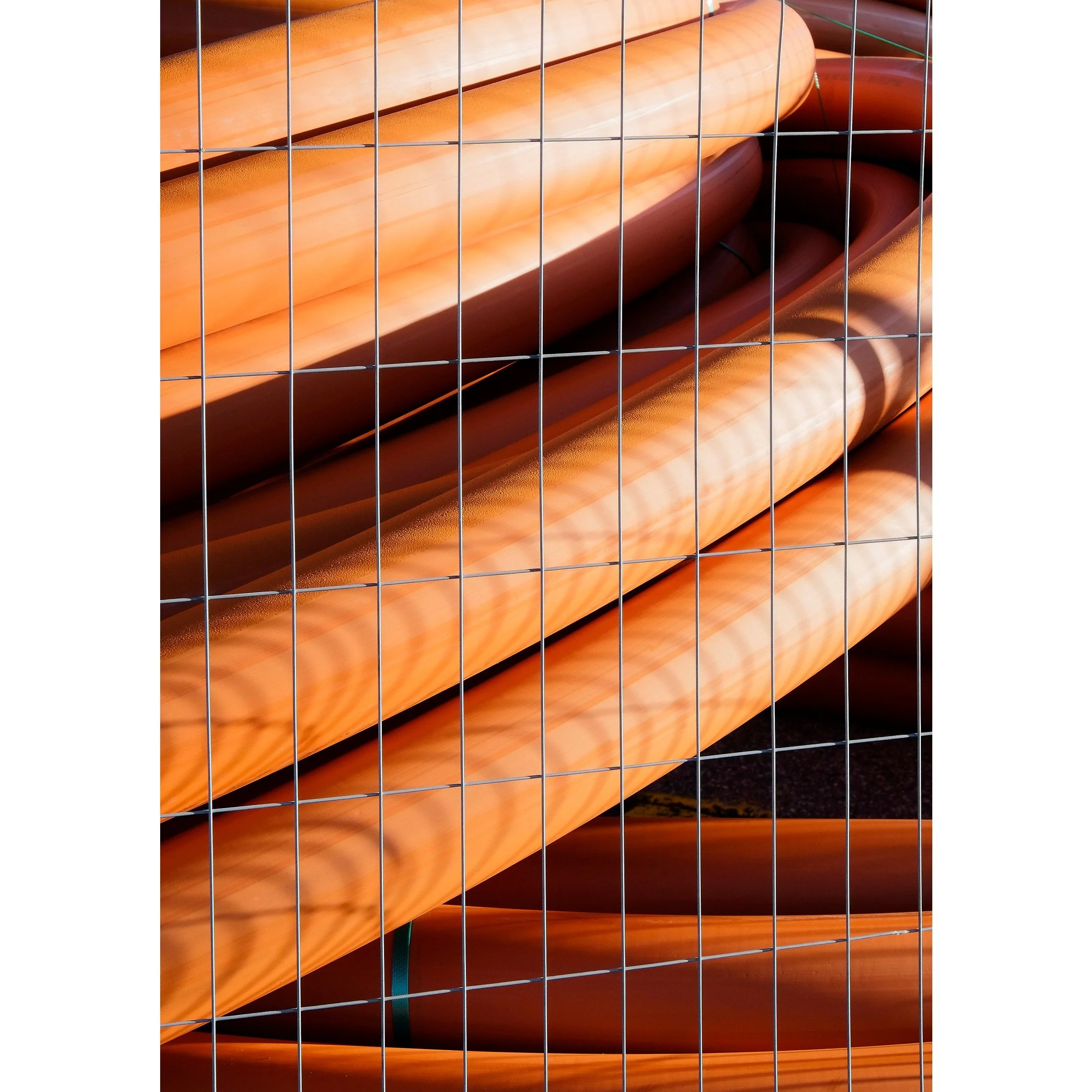 Tubes #2 print preview Perisher Village Carpark Kosciuszko National Park New South Wales by Matthew Sherren