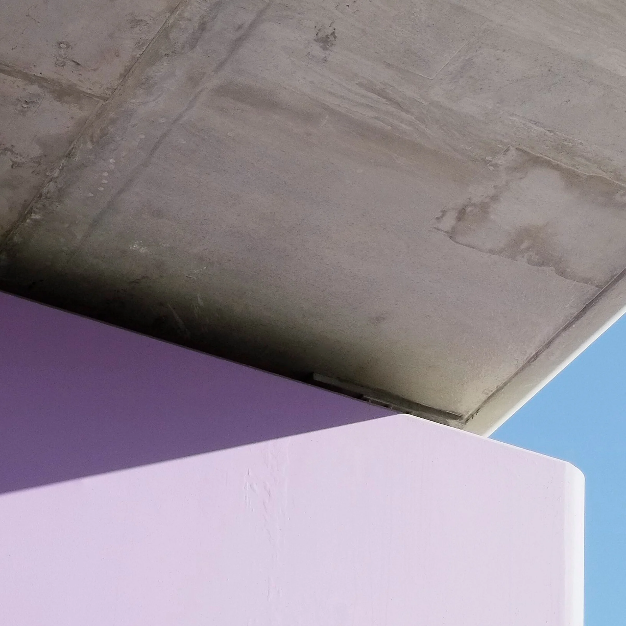 Preston Purple print detail close-up top left corner St George Road Preston Melbourne by Matthew Sherren