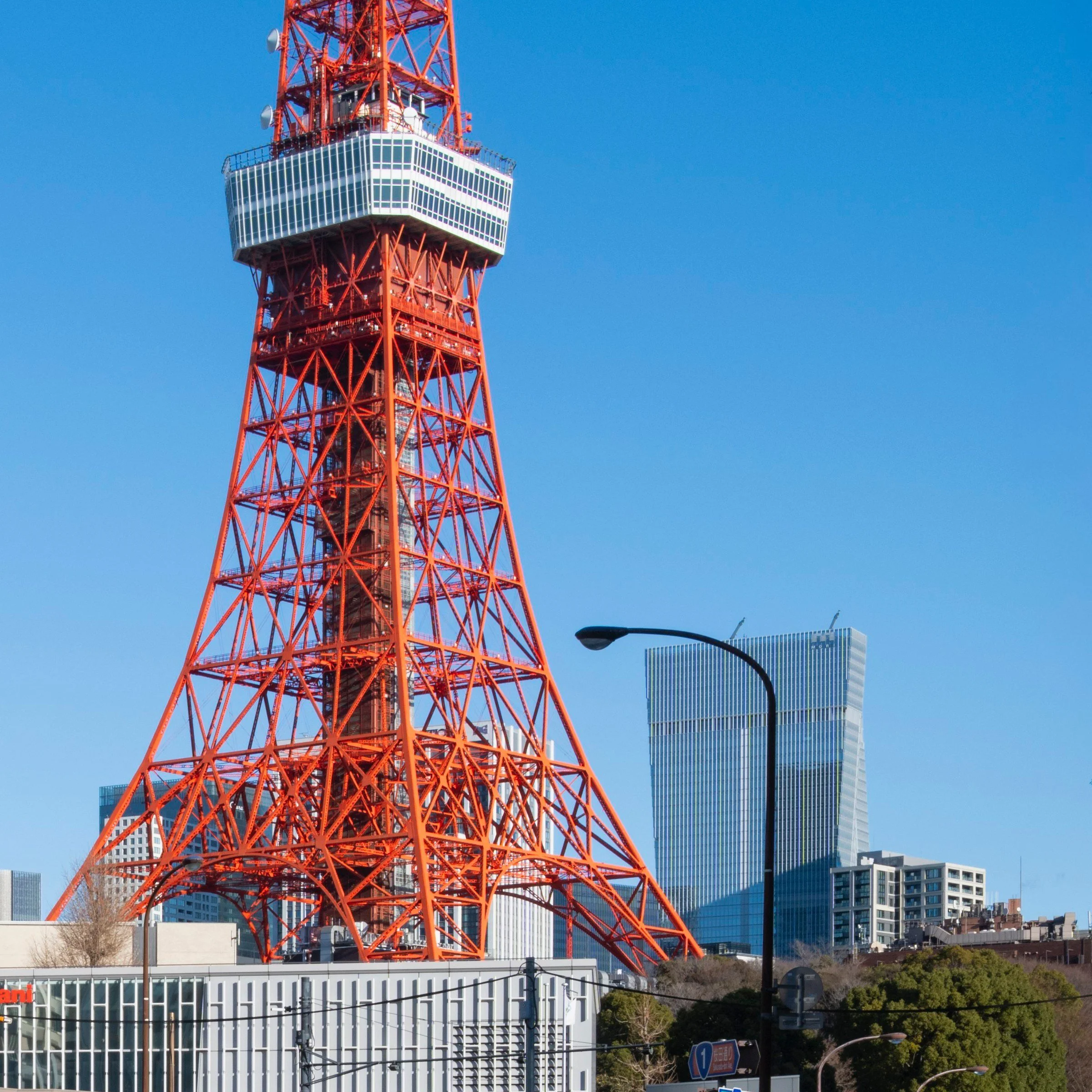 Mario Circuit print detail close-up bottom right corner Tokyo Tower Minato City Japan by Matthew Sherren