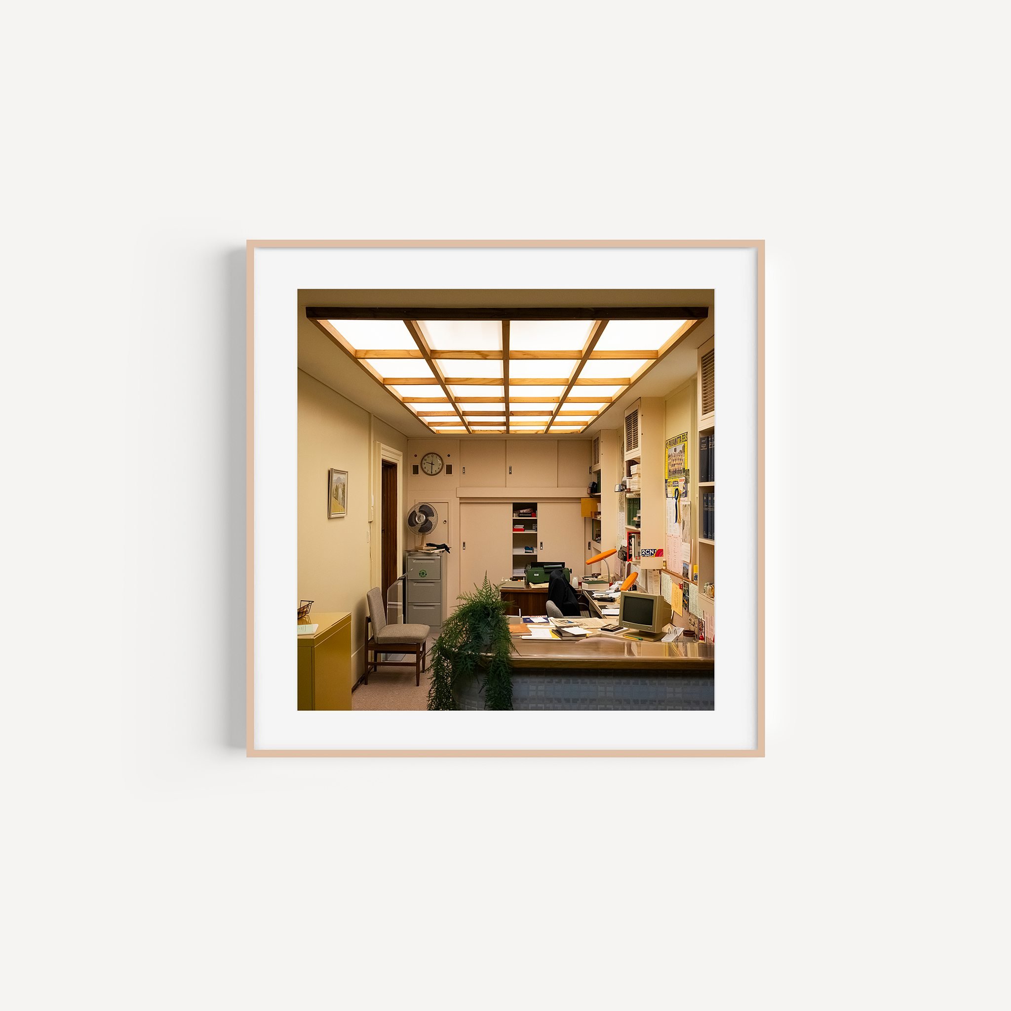 square-brown-frame-with-matte_moad-#1-canberra-architecture-print-matthew-sherren.jpg