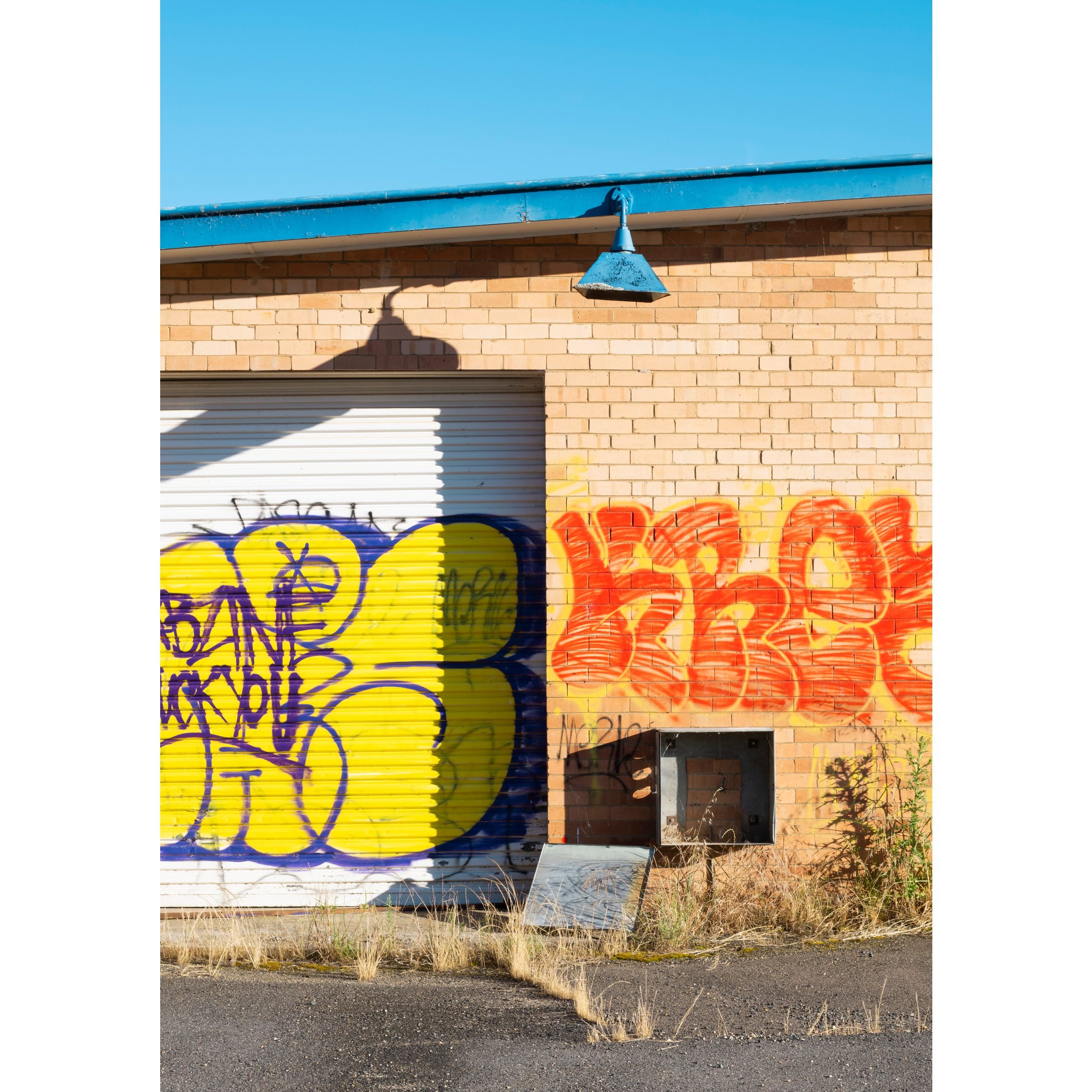 7845 Service Station New South Wales colourful street art graffiti photography print by Matthew Sherren