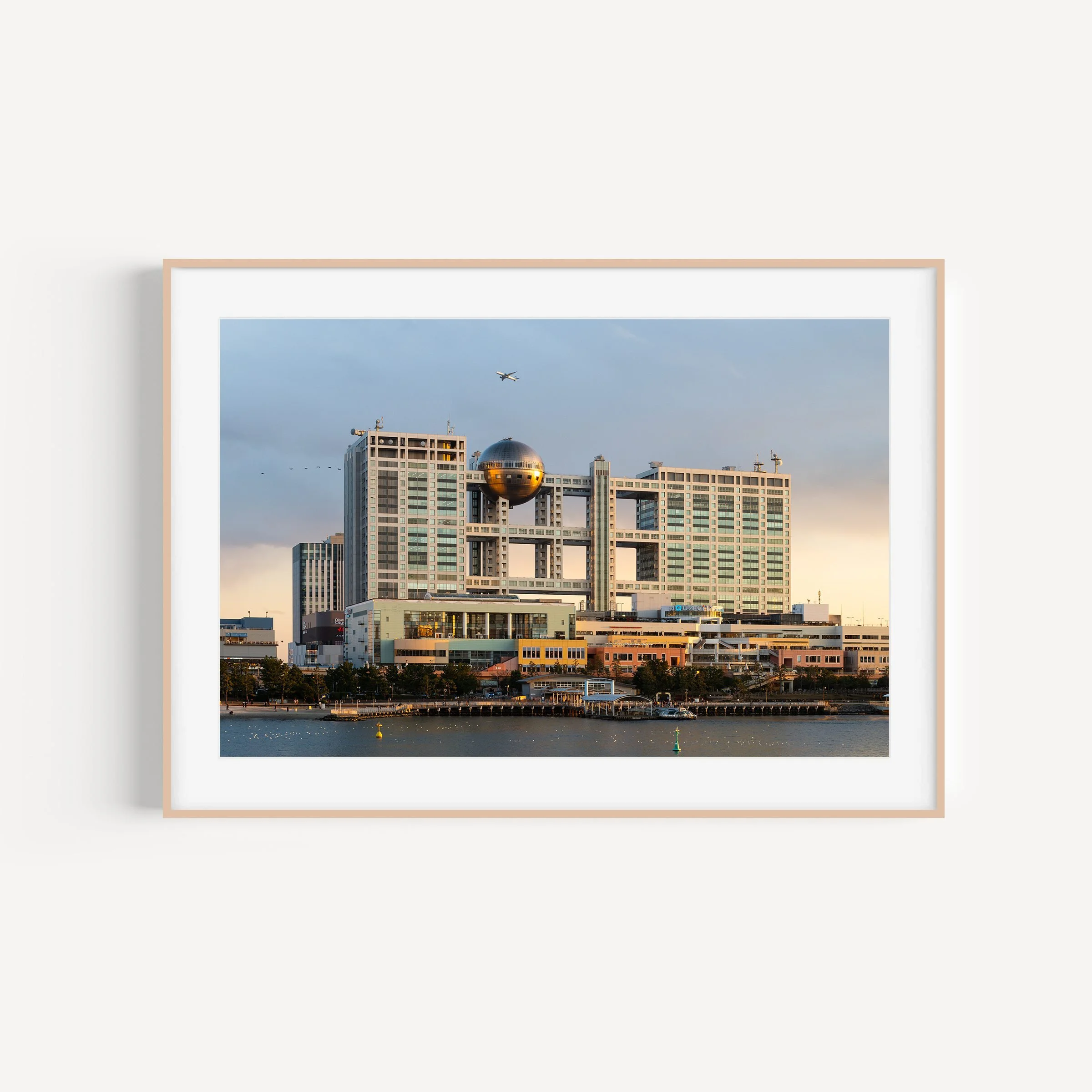 coconut-mall-tokyo-architecture-print-matthew-sherren_landscape-brown-frame-with-matte.jpg