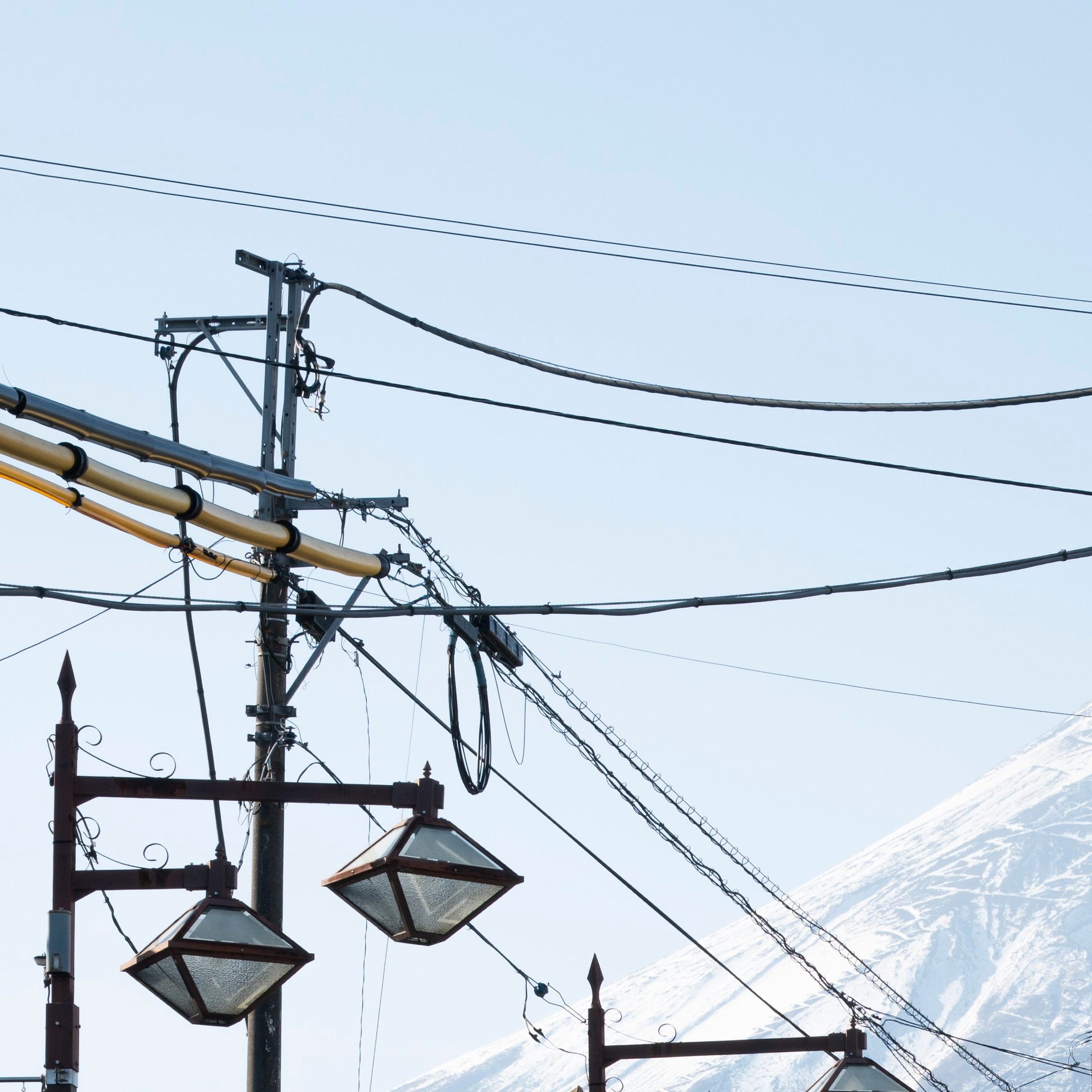 DK Mountain print detail close-up top left corner Mount Fuji Fujiyoshida Japan by Matthew Sherren