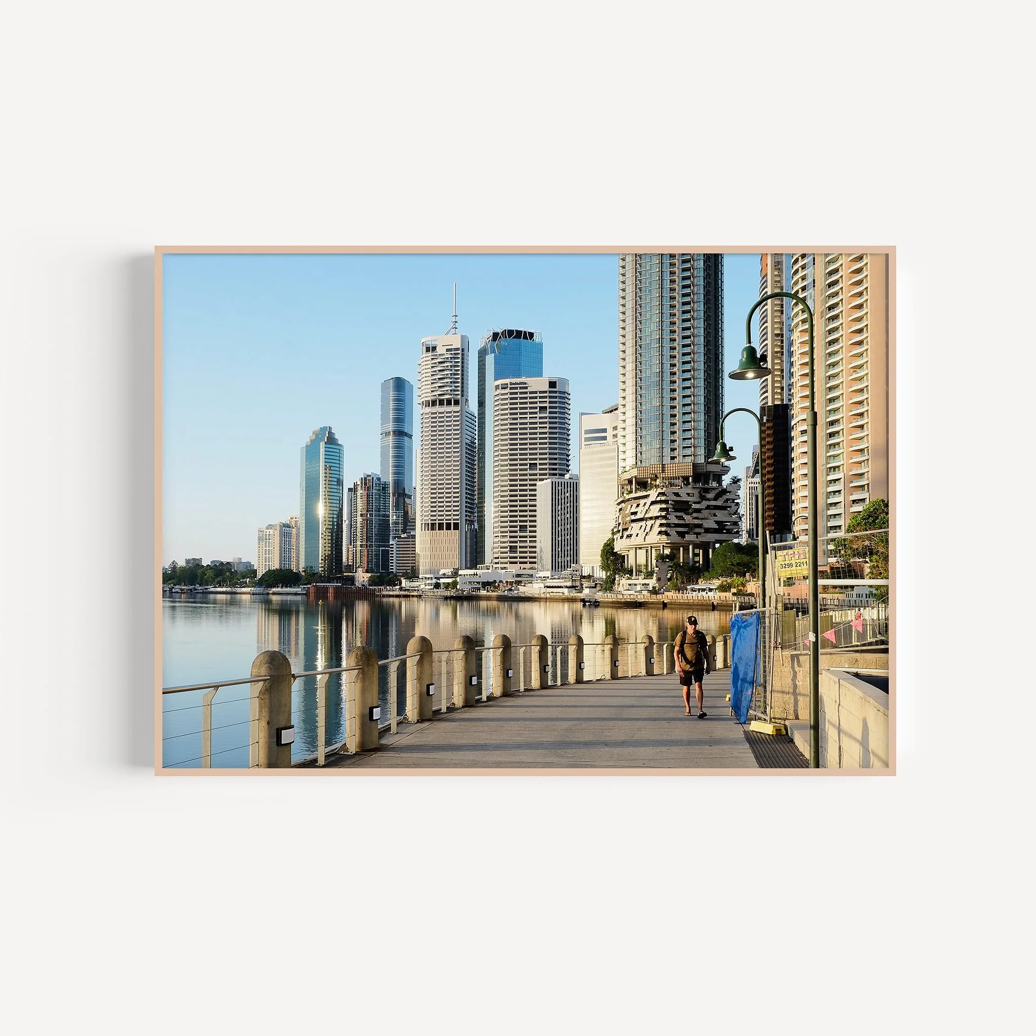 A4-landscape-brown-frame_city-reach-brisbane-travel-print-matthew-sherren.jpg