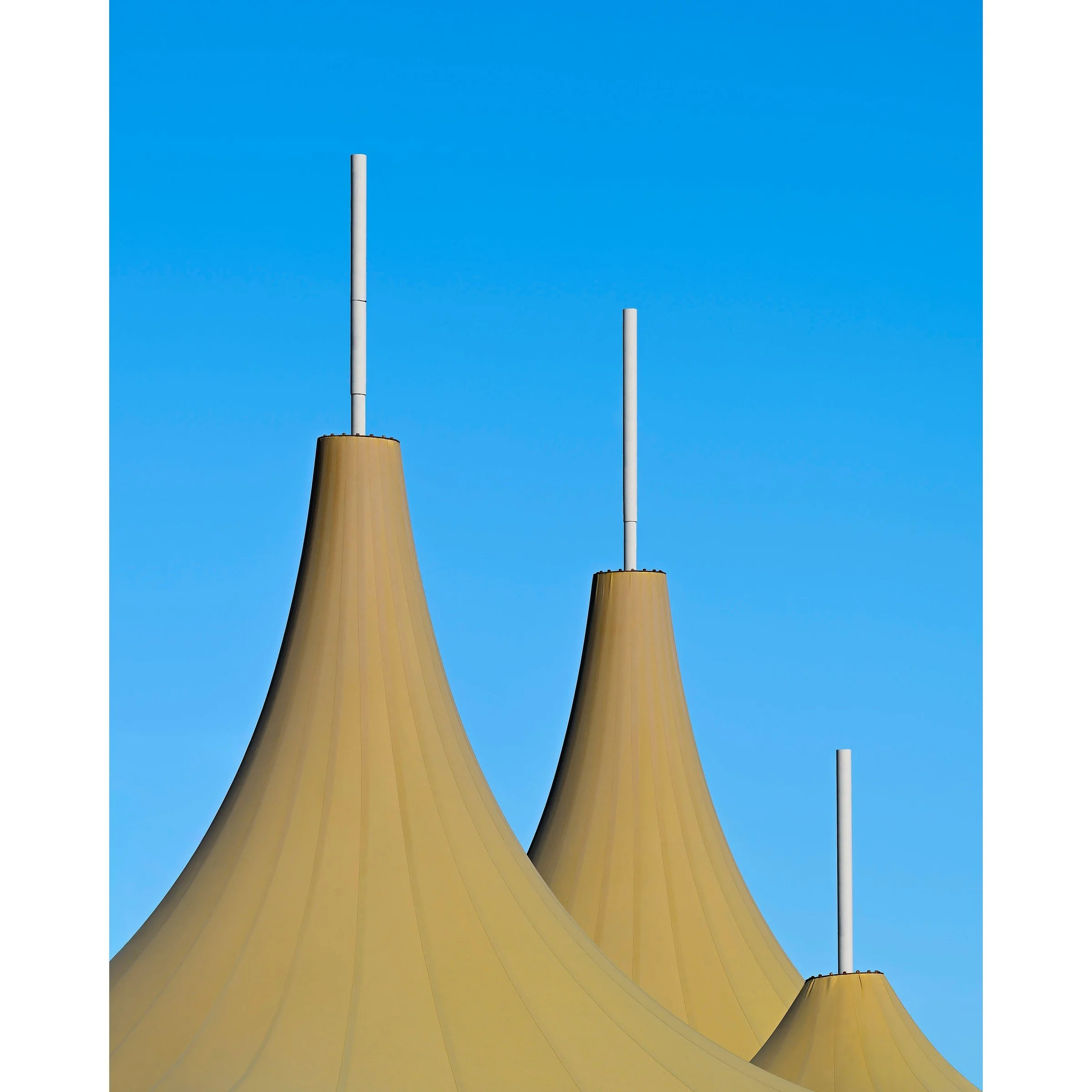 Kennards Hire tent trio unframed art print preview Queanbeyan NSW Australia photography by Matthew Sherren
