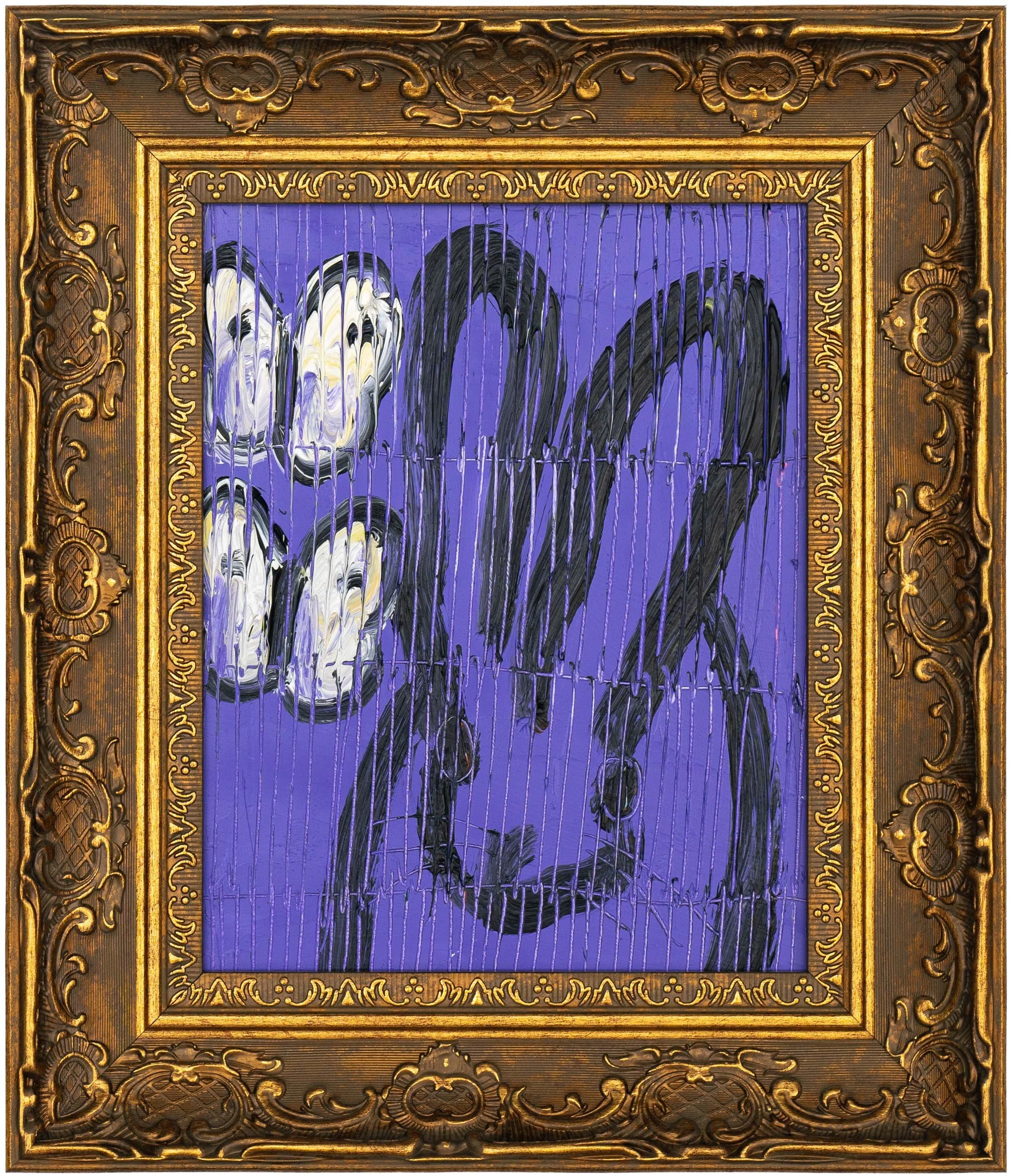 "Message" 2025, Oil on Wood, 10 x inches