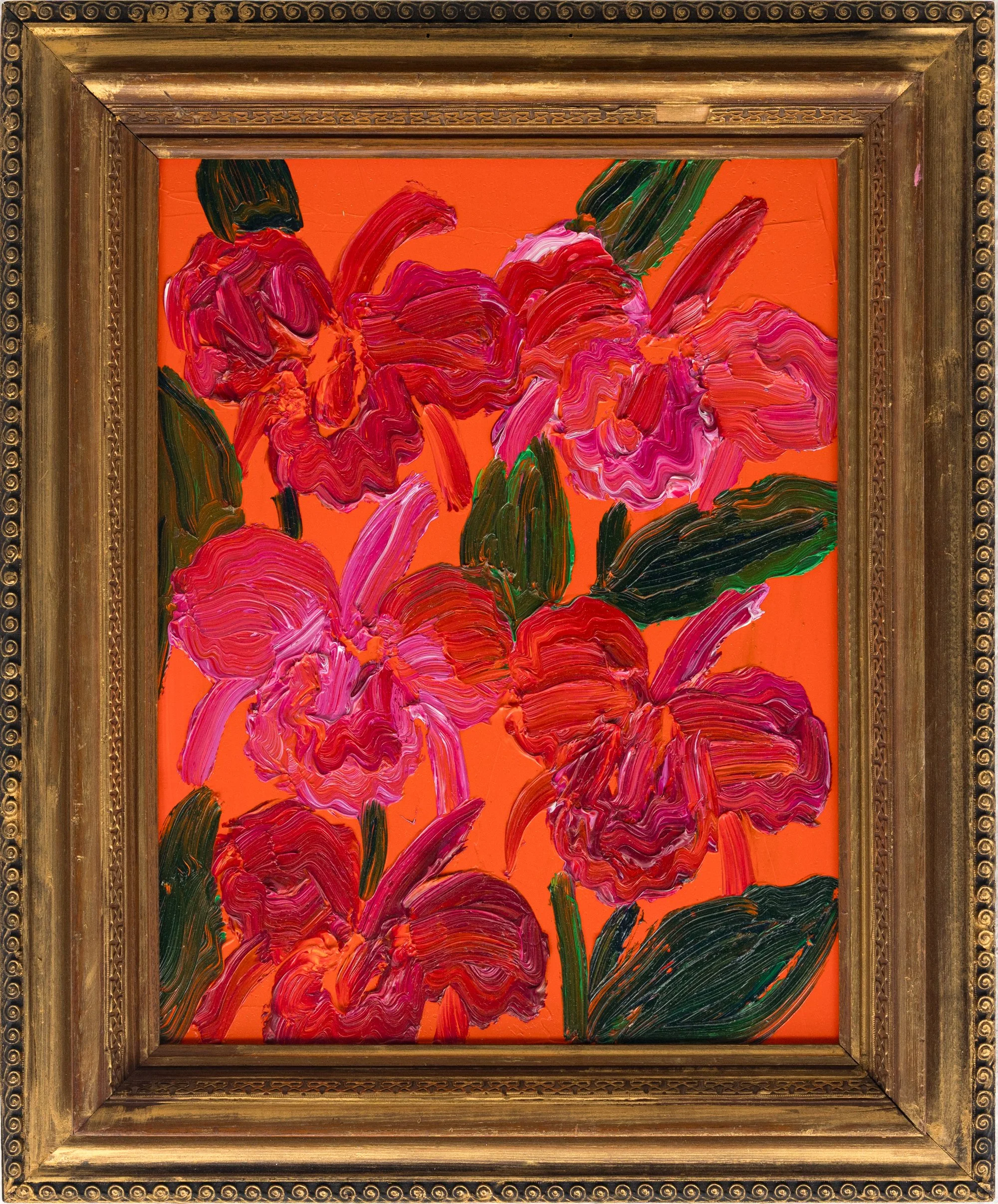 "Catelayas" 2026, Oil on Wood, 17.5 x 13.5 inches