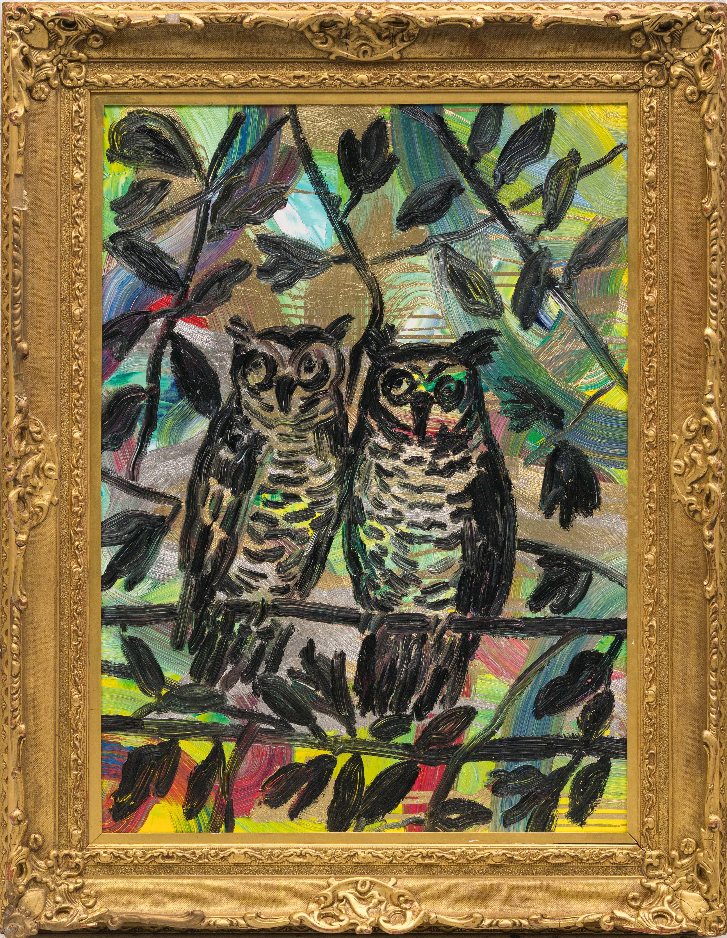 "Hoot" 2026, Oil on Canvas, 44 x 32 inches