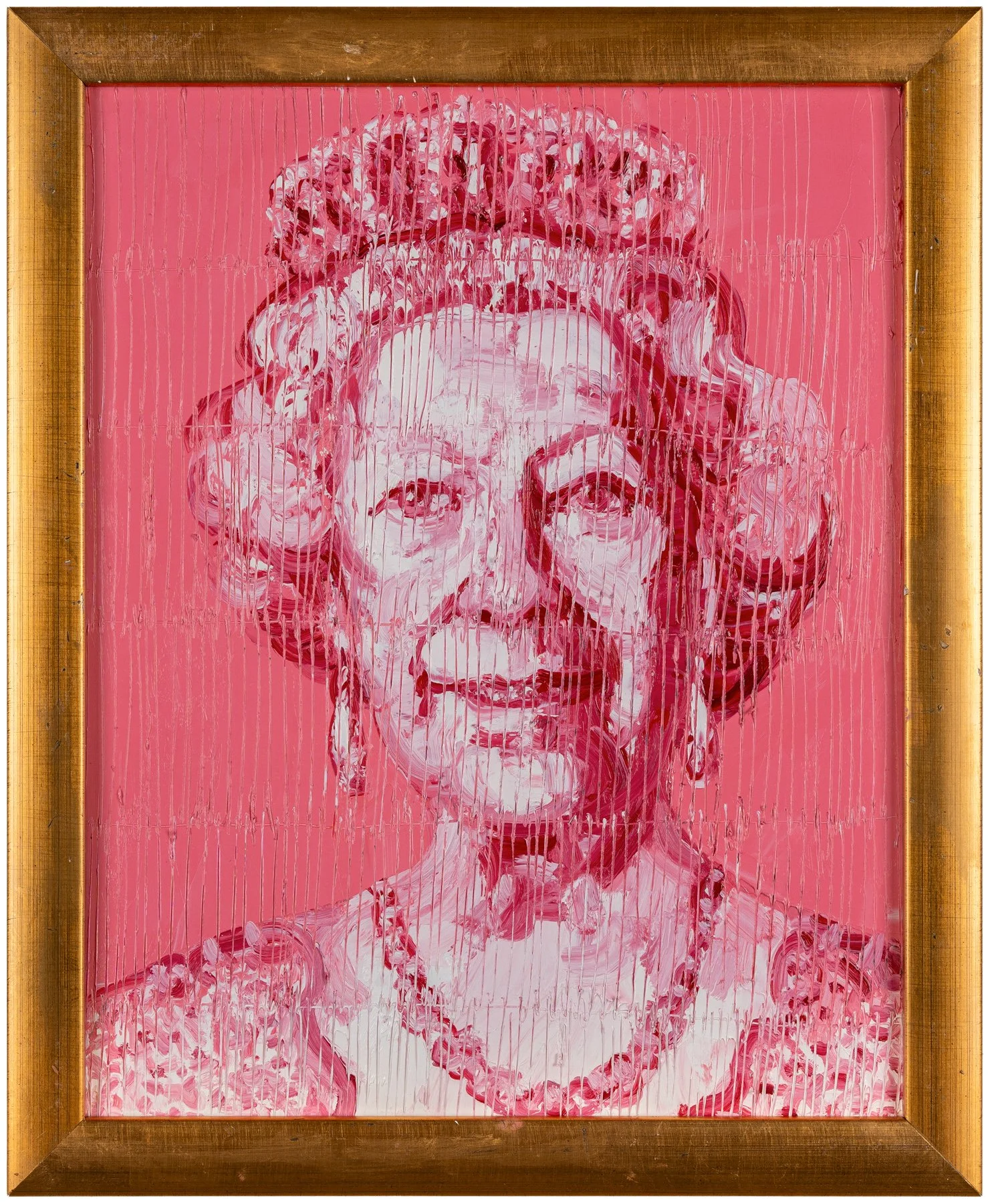 "Her Majesty Queen Elizabeth" 2023, Oil on Wood, 20 x 16 inches